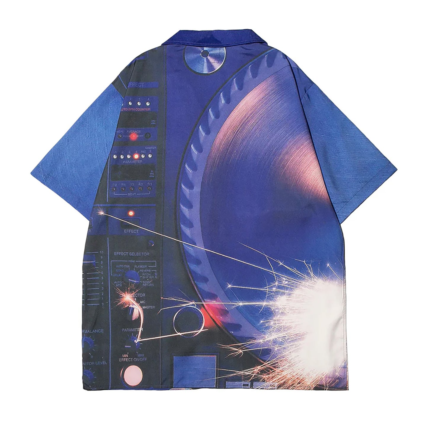 TURNTABLE WIDE SHIRT / BLUE