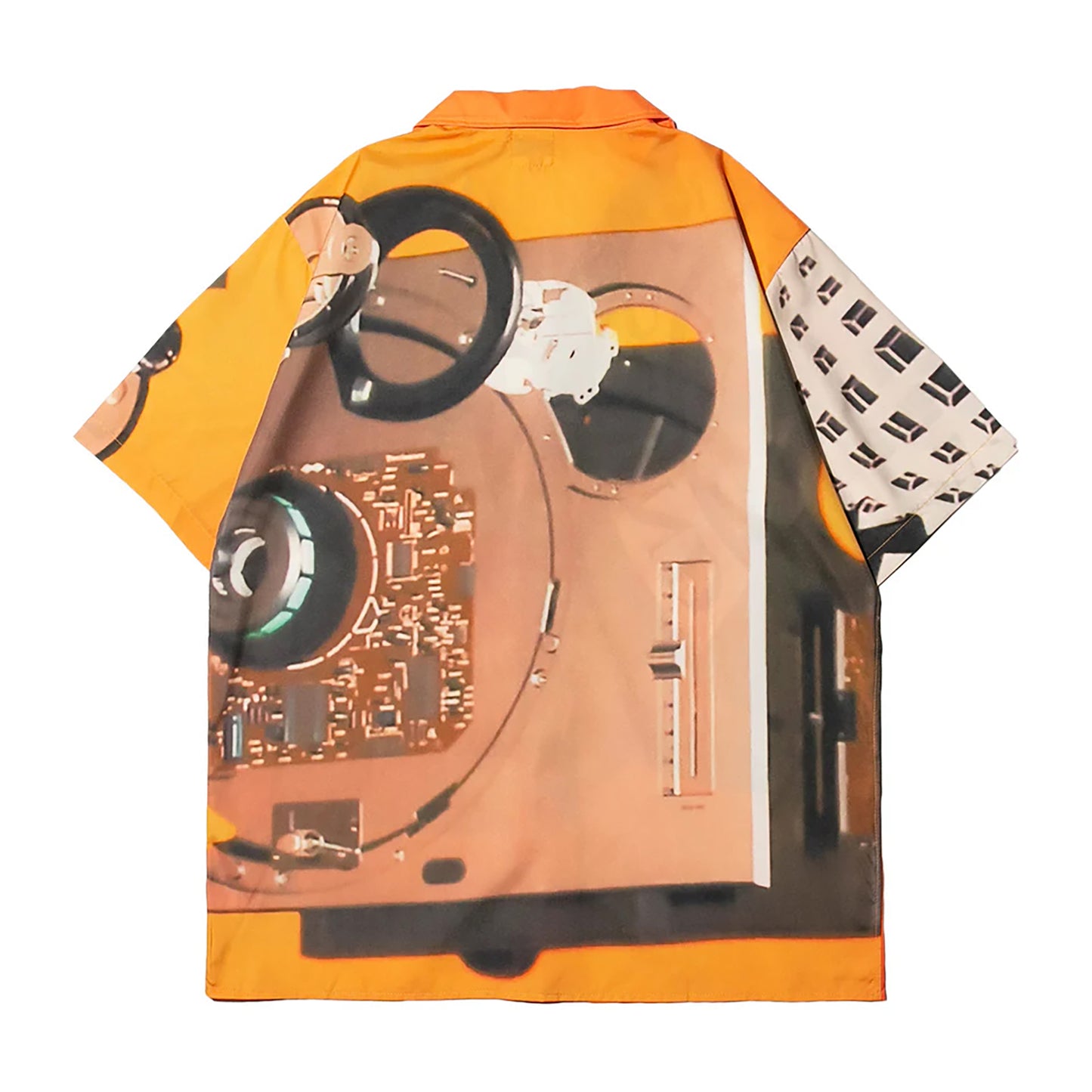 TURNTABLE WIDE SHIRT / ORANGE