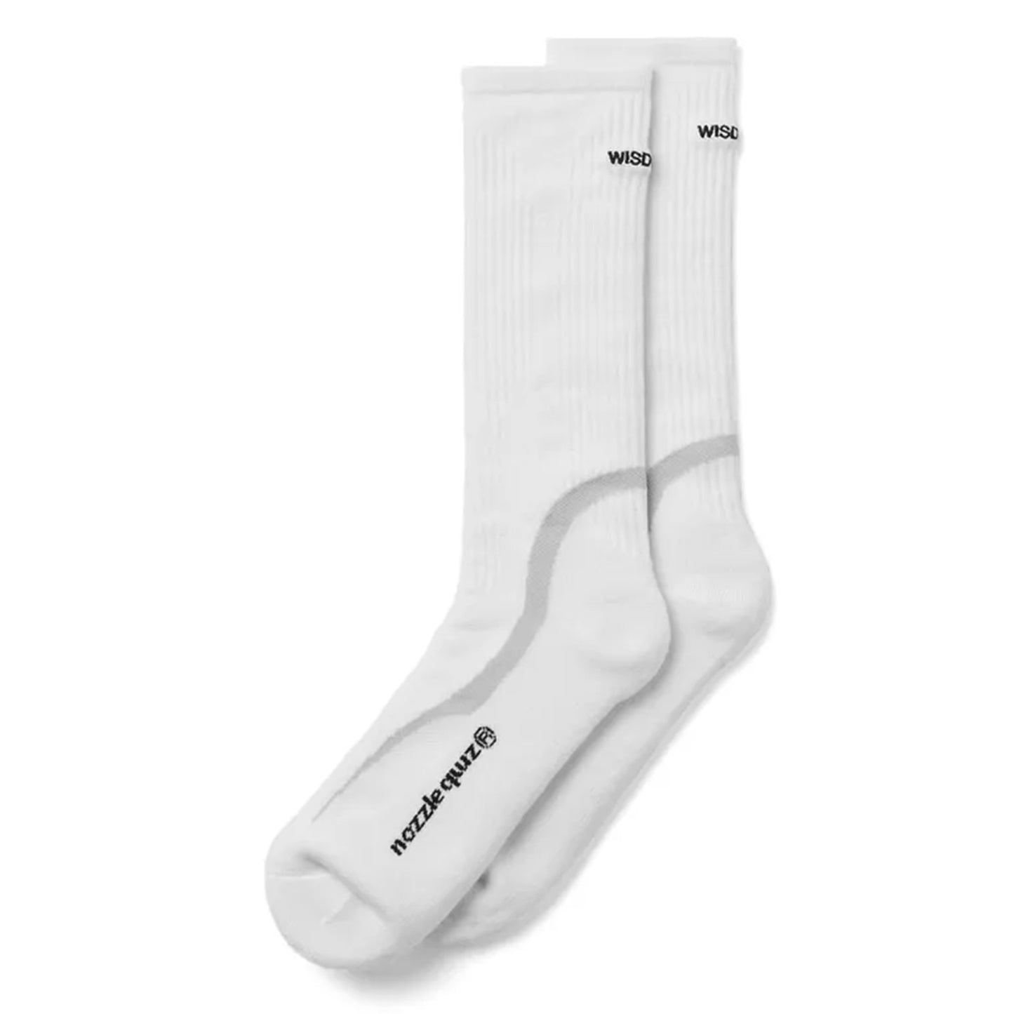 WISDOM® x nozzle quiz OVERCALF SOCKS / WHITE