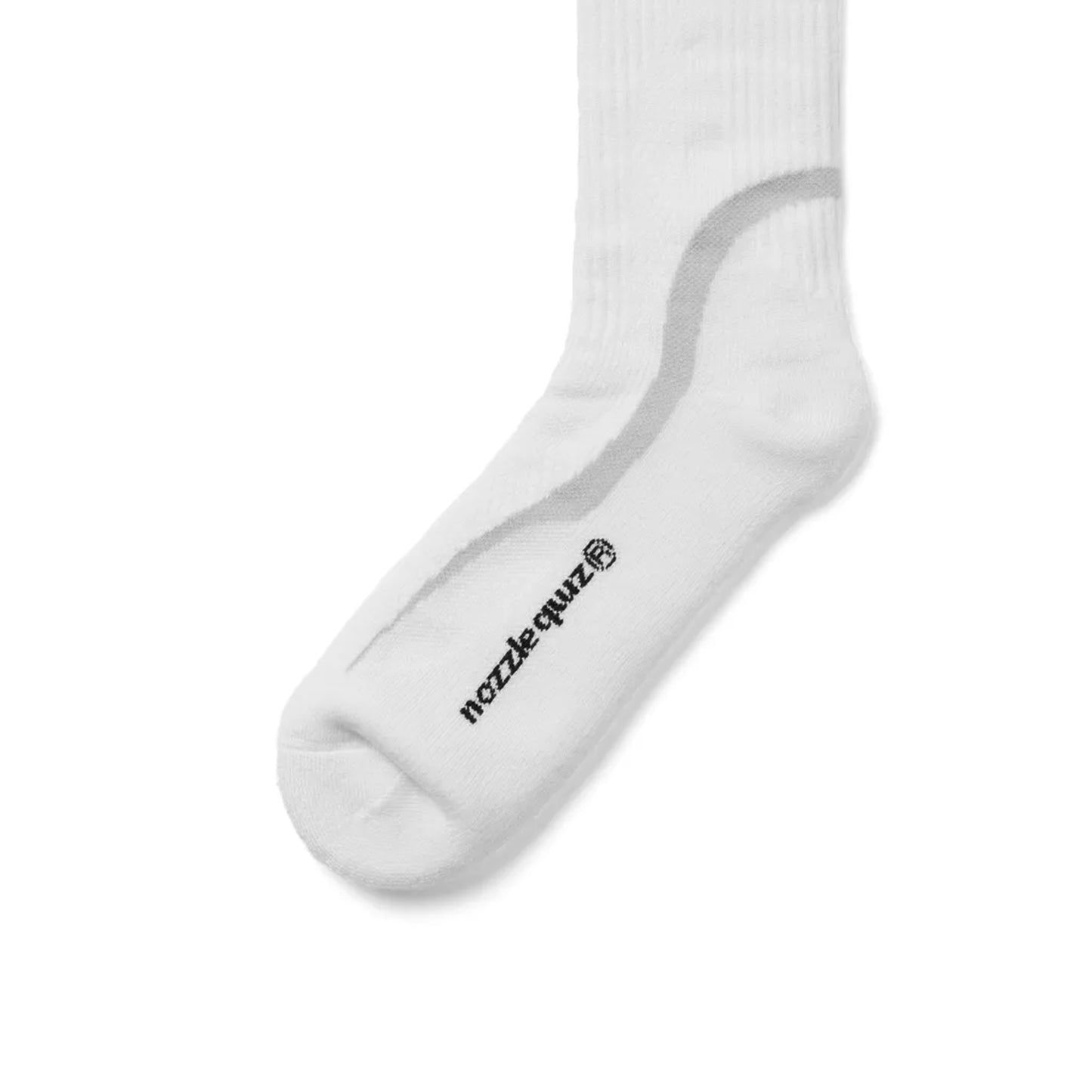 WISDOM® x nozzle quiz OVERCALF SOCKS / WHITE