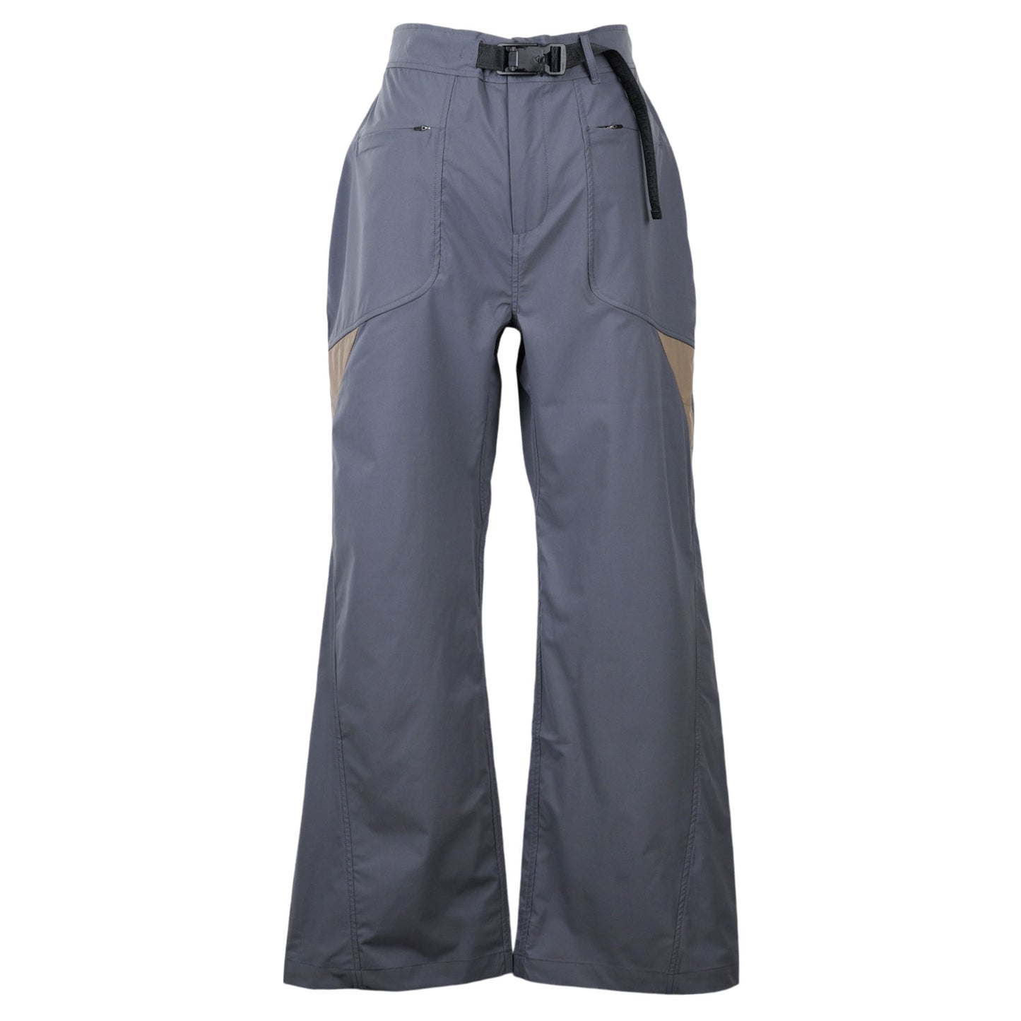 WISDOM WIDE-LEG TROUSERS / GREY