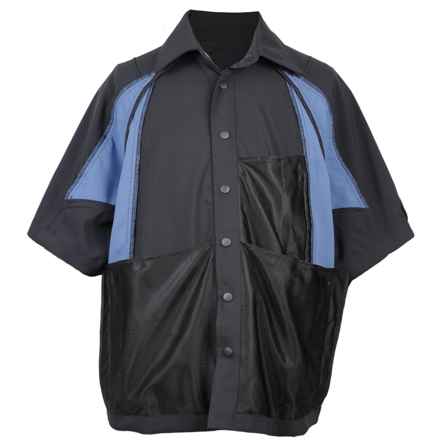 WISDOM® x moun moun BLOCKING REFLECTIVE S/S SHIRT