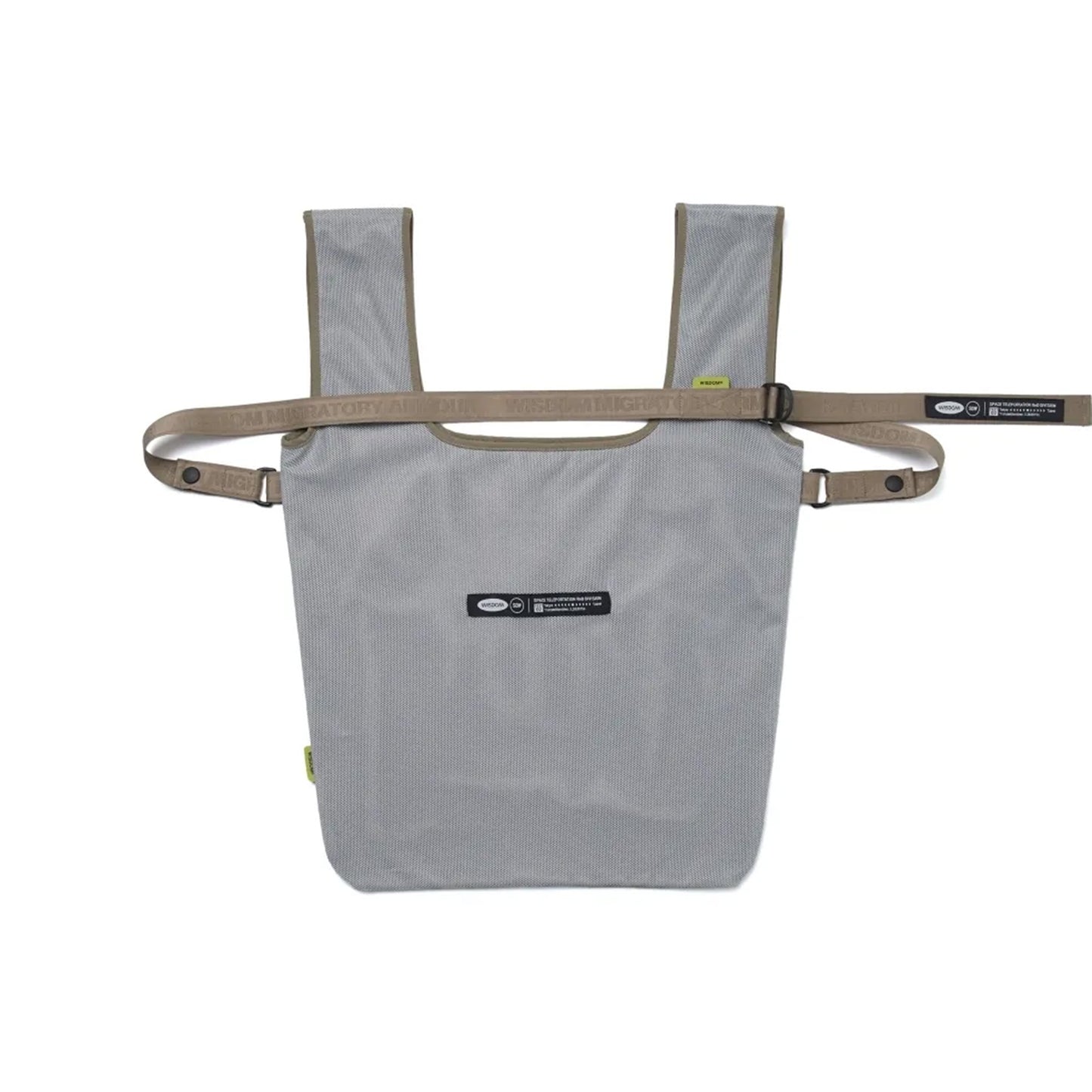 WSDM 2-WAY MESH SHOPPING BAG / KHAKI