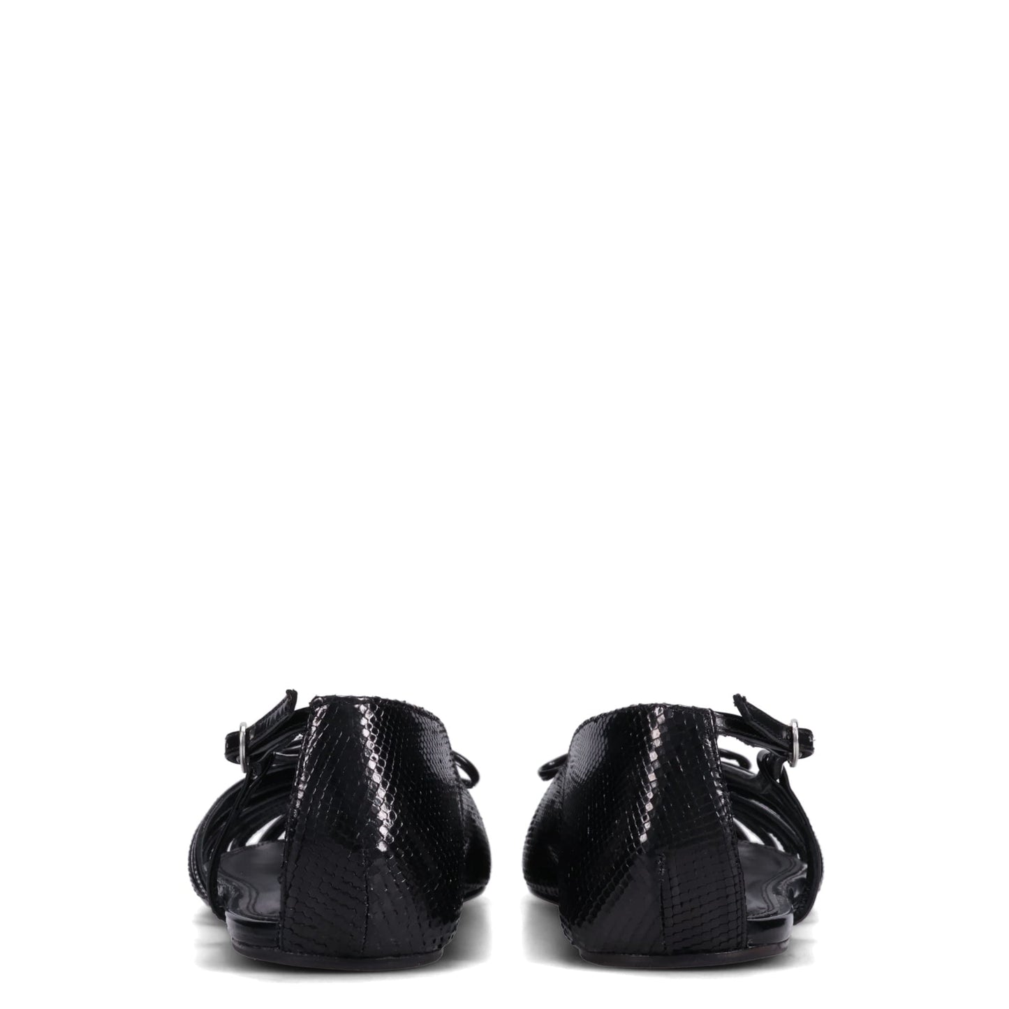 DOUBLE SHOE FLATS / 011:BLACK