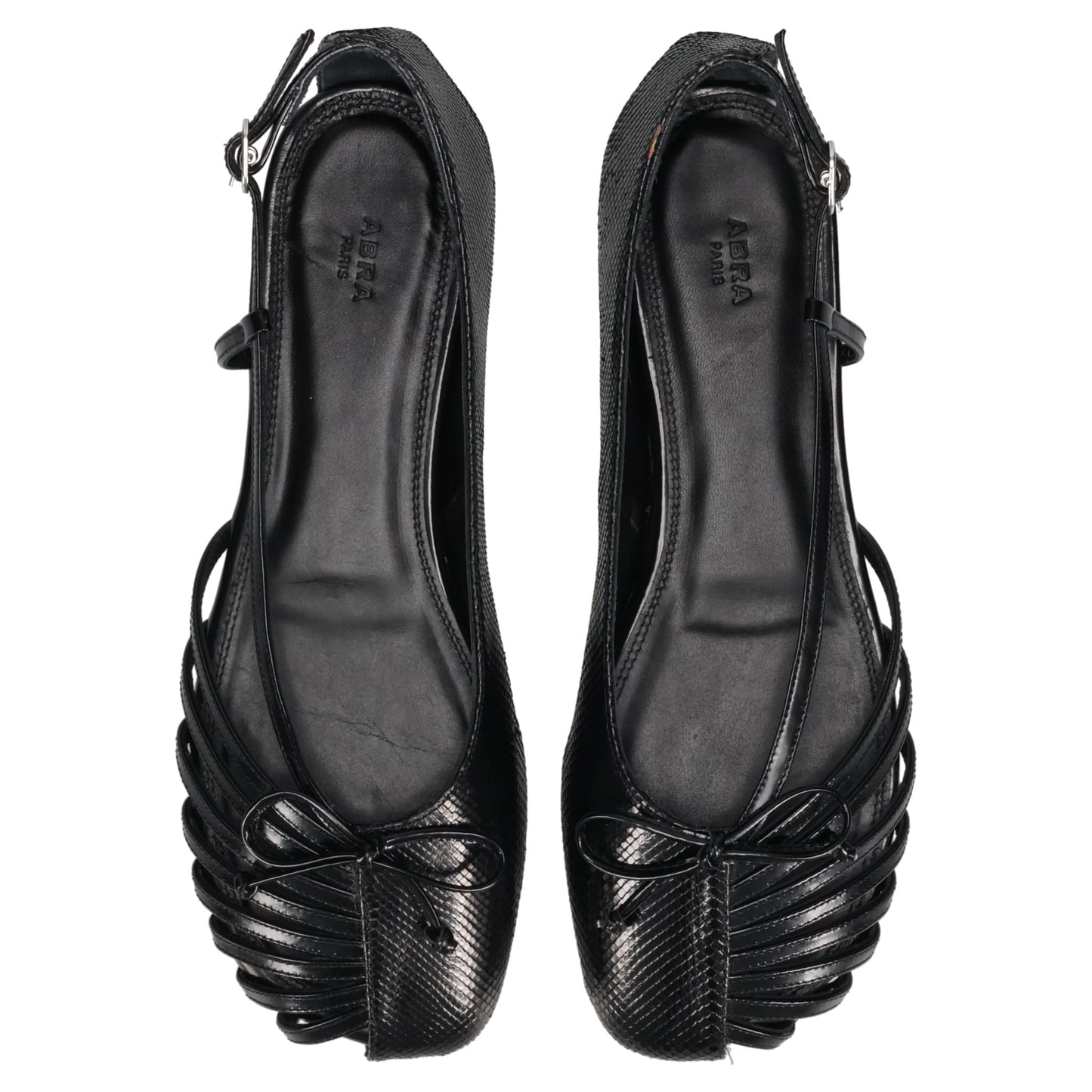 DOUBLE SHOE FLATS / 011:BLACK