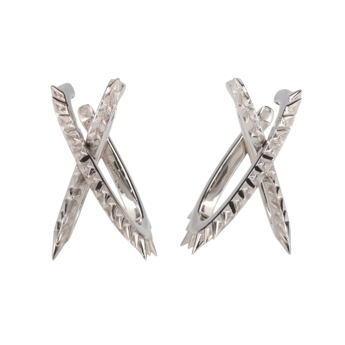 MINI SPACE SPUR EARCUFF PAIR RH / 925 STERLING SILVER