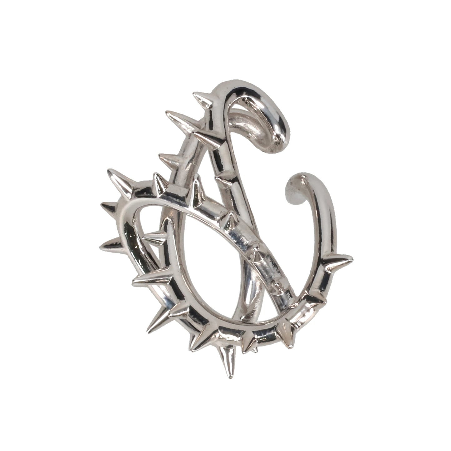 KNOT SPUR EARCUFF SL RH / 925 STERLING SILVER