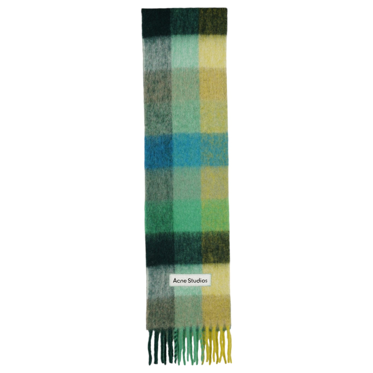 SCARVES / DQD:JADE GREEN/YELLOW