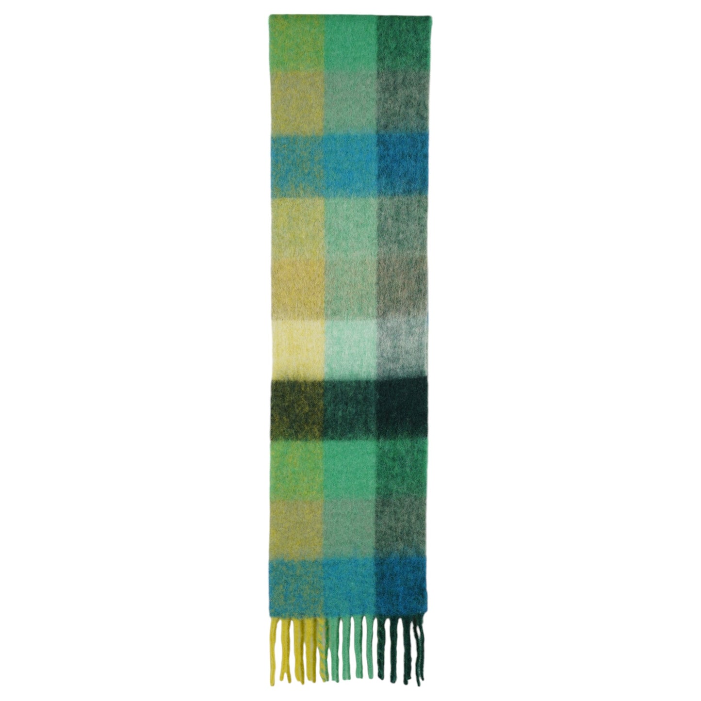 SCARVES / DQD:JADE GREEN/YELLOW