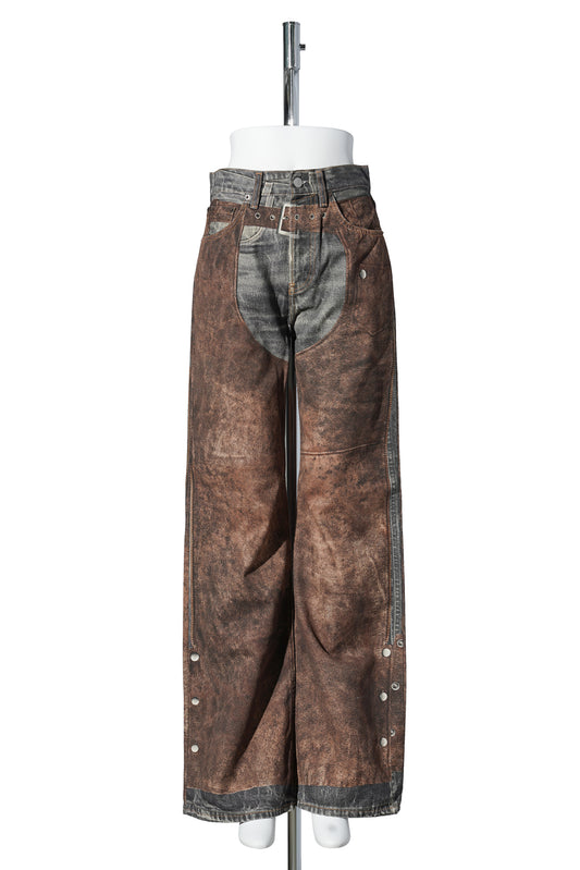 PENTYONE M TLO BROWN CHAPS / AG7:BLUE/BROWN