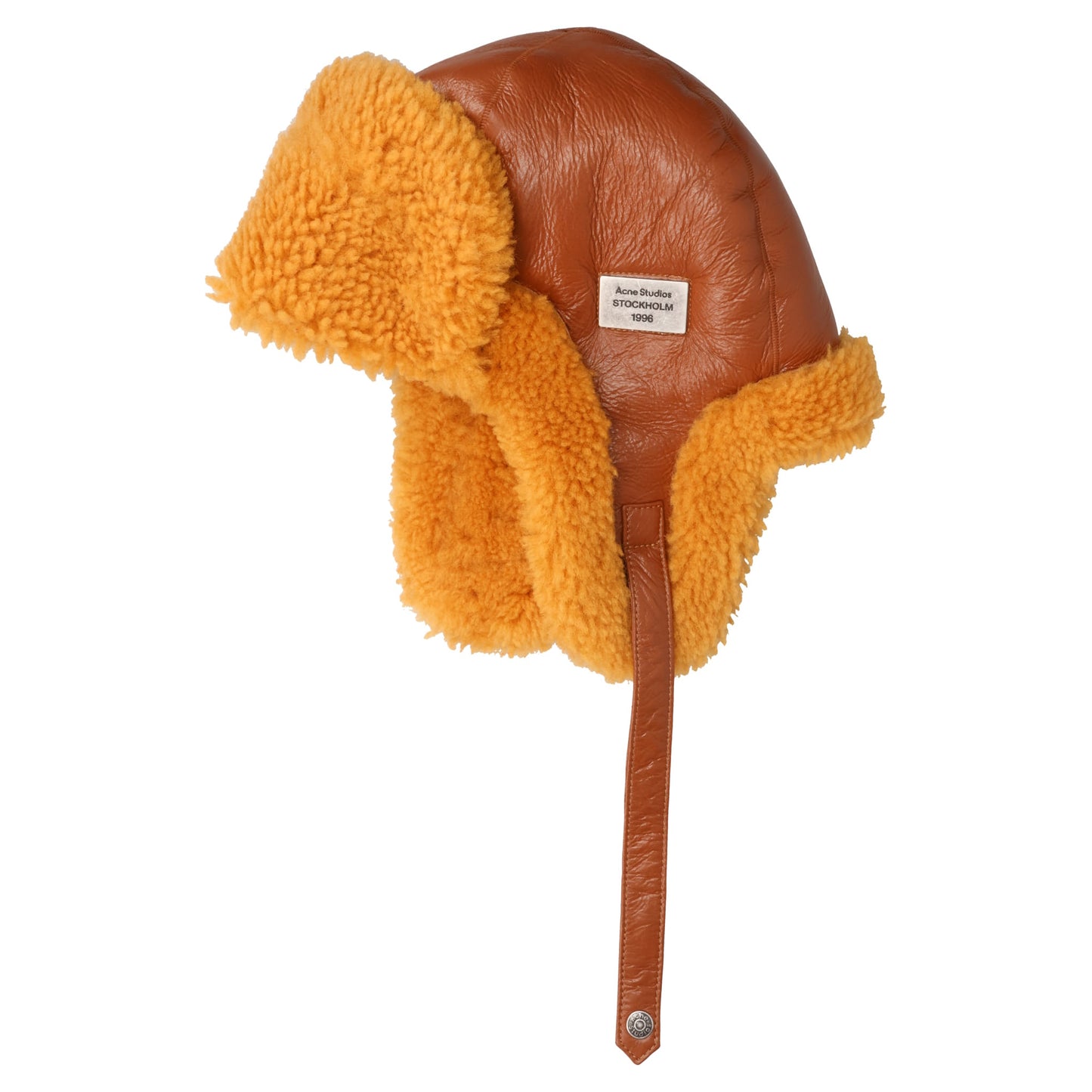 BELMET SHEARLING SNAP / RUST BROWN