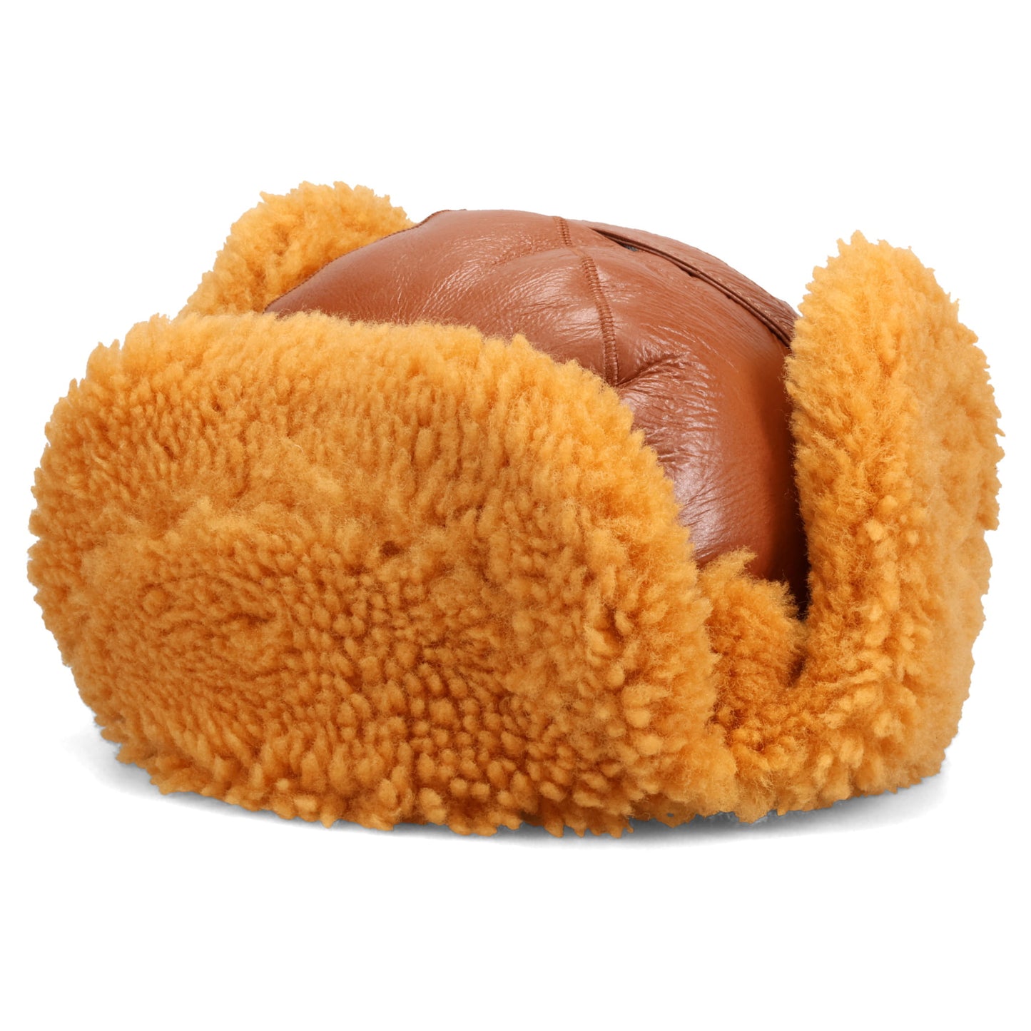 BELMET SHEARLING SNAP / RUST BROWN