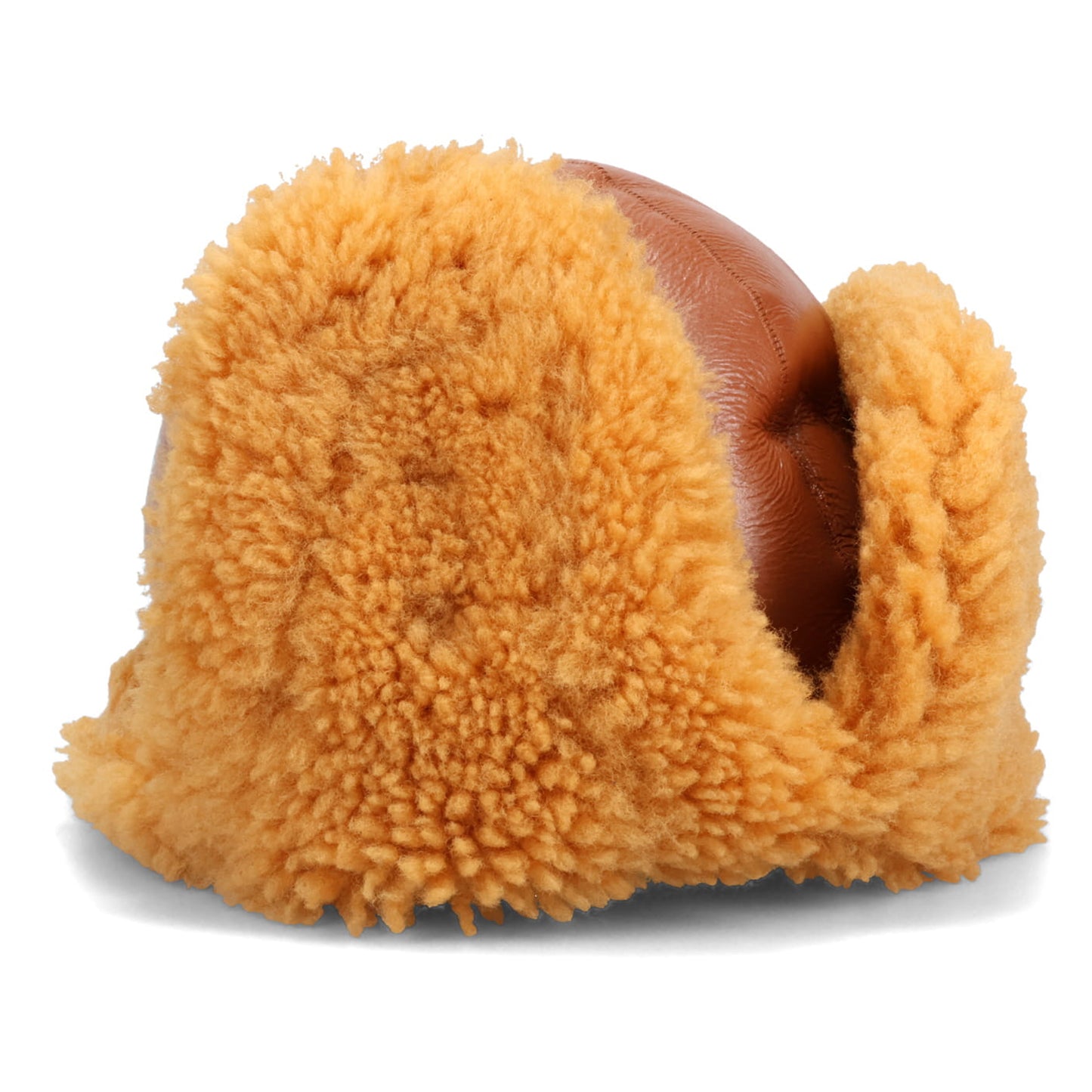 BELMET SHEARLING SNAP / RUST BROWN