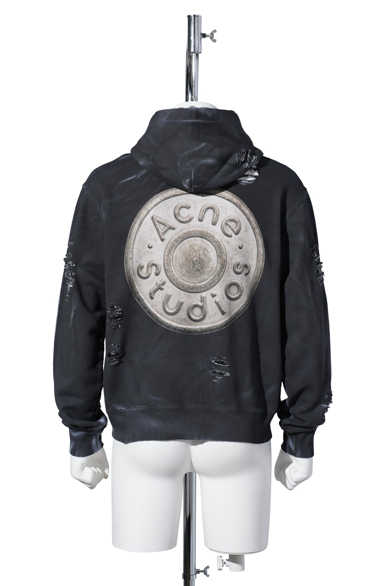 FUPITER H U COATED BUTTON LOGO / BLACK