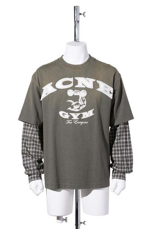 EXFORD U LS GYM BRO CHECK / VINTAGE GREEN