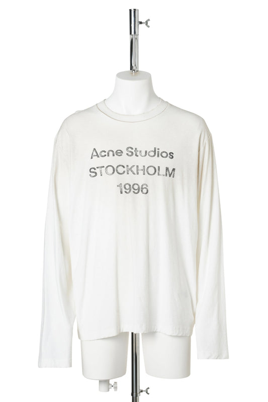 SPRAYED 1996 LOGO T-SHIRT / DC6:DUSTY WHITE