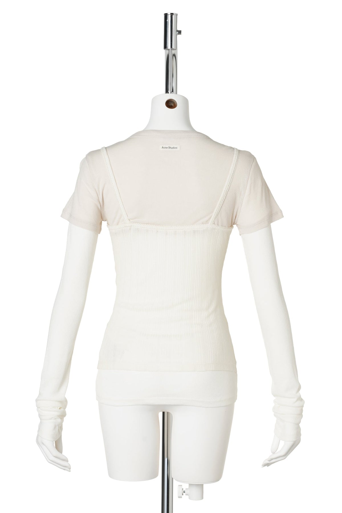 ERSILIA TOP / 6D8:WHITE/OFF WHITE
