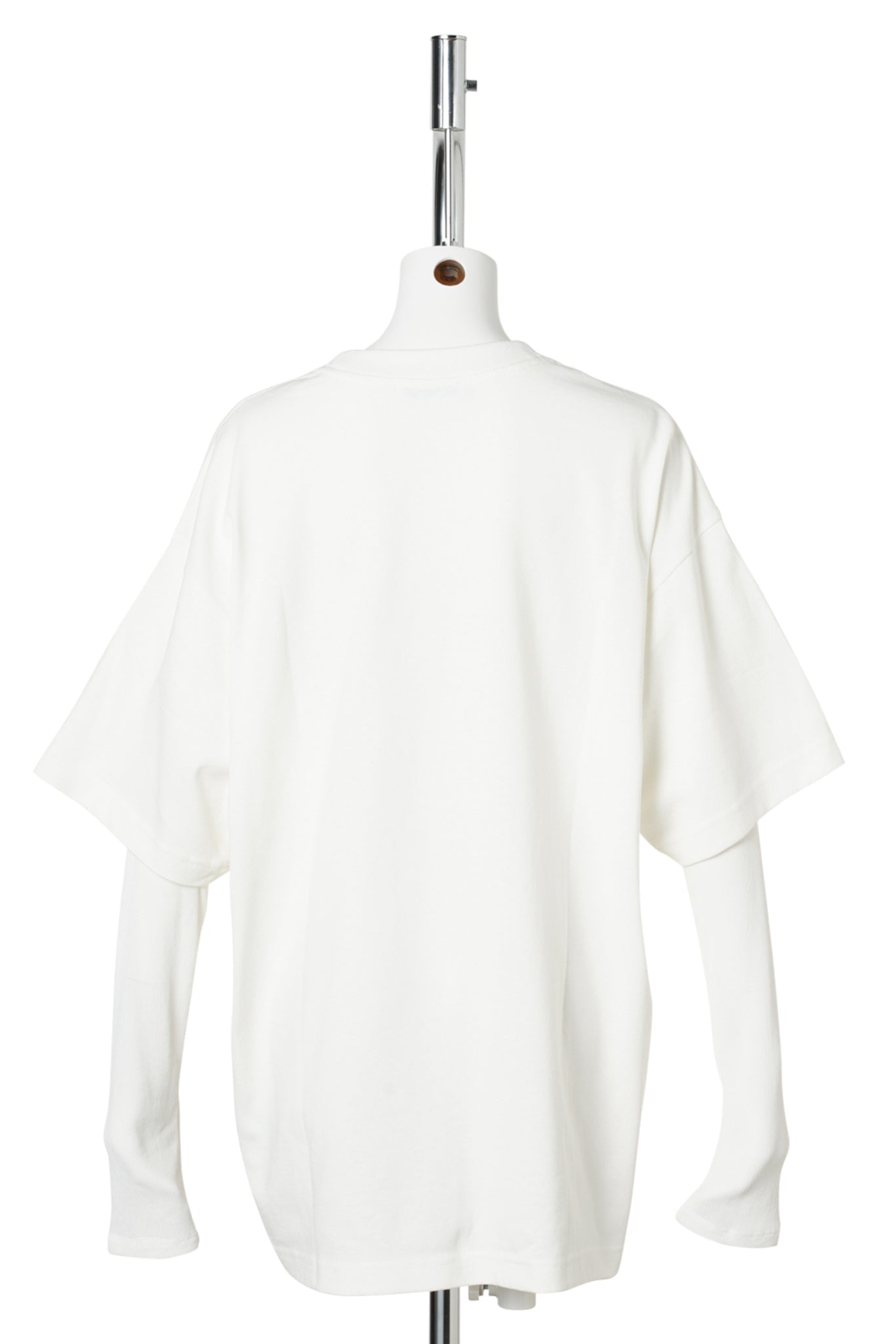 EMBROIDERED T-SHIRT / DGD:OFF WHITE/ECRU