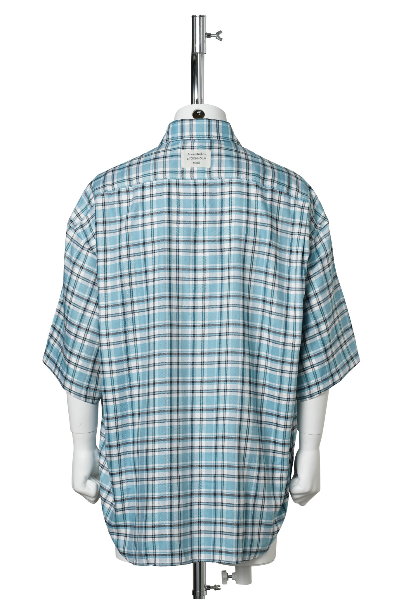 SETAR SS FLUID CHECK FLANNEL MIDSUMMER / DXB:TURQUOISE/BLUE/WHITE