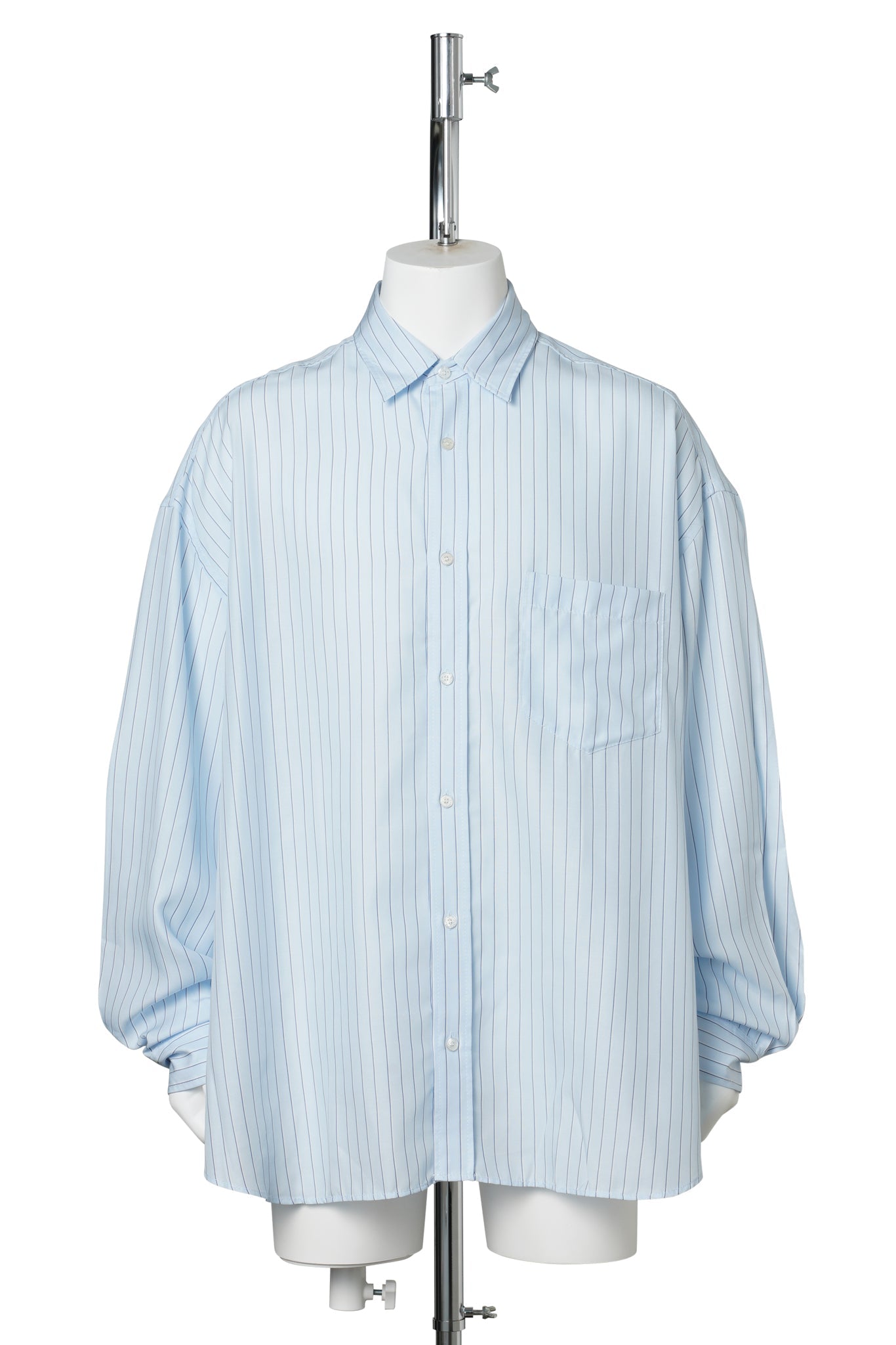 SOFFIA LS ROUND SHIRTING TENCEL MIDSUMMER / AAN:BLUE