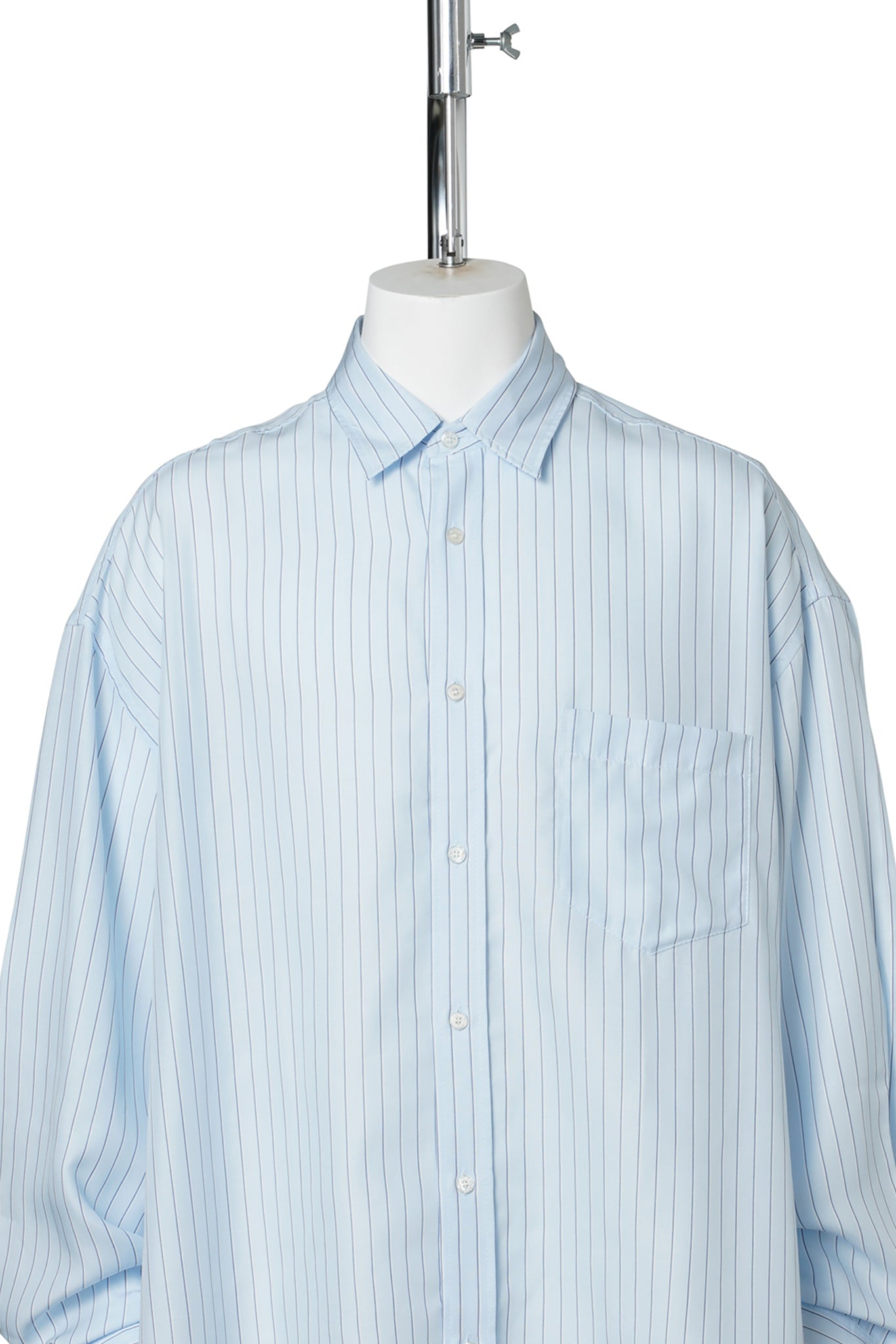SOFFIA LS ROUND SHIRTING TENCEL MIDSUMMER / AAN:BLUE