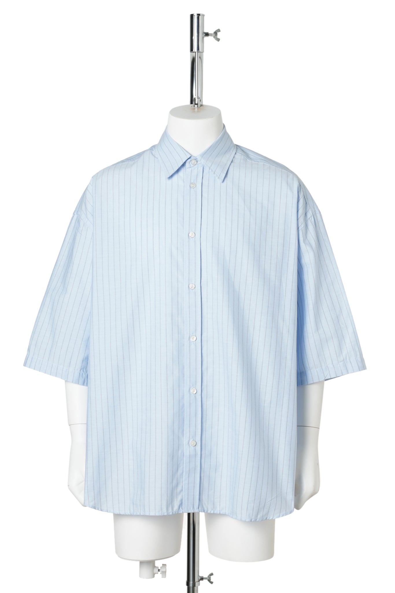 STRIPED POPLIN SHIRT / DJY:BABY BLUE