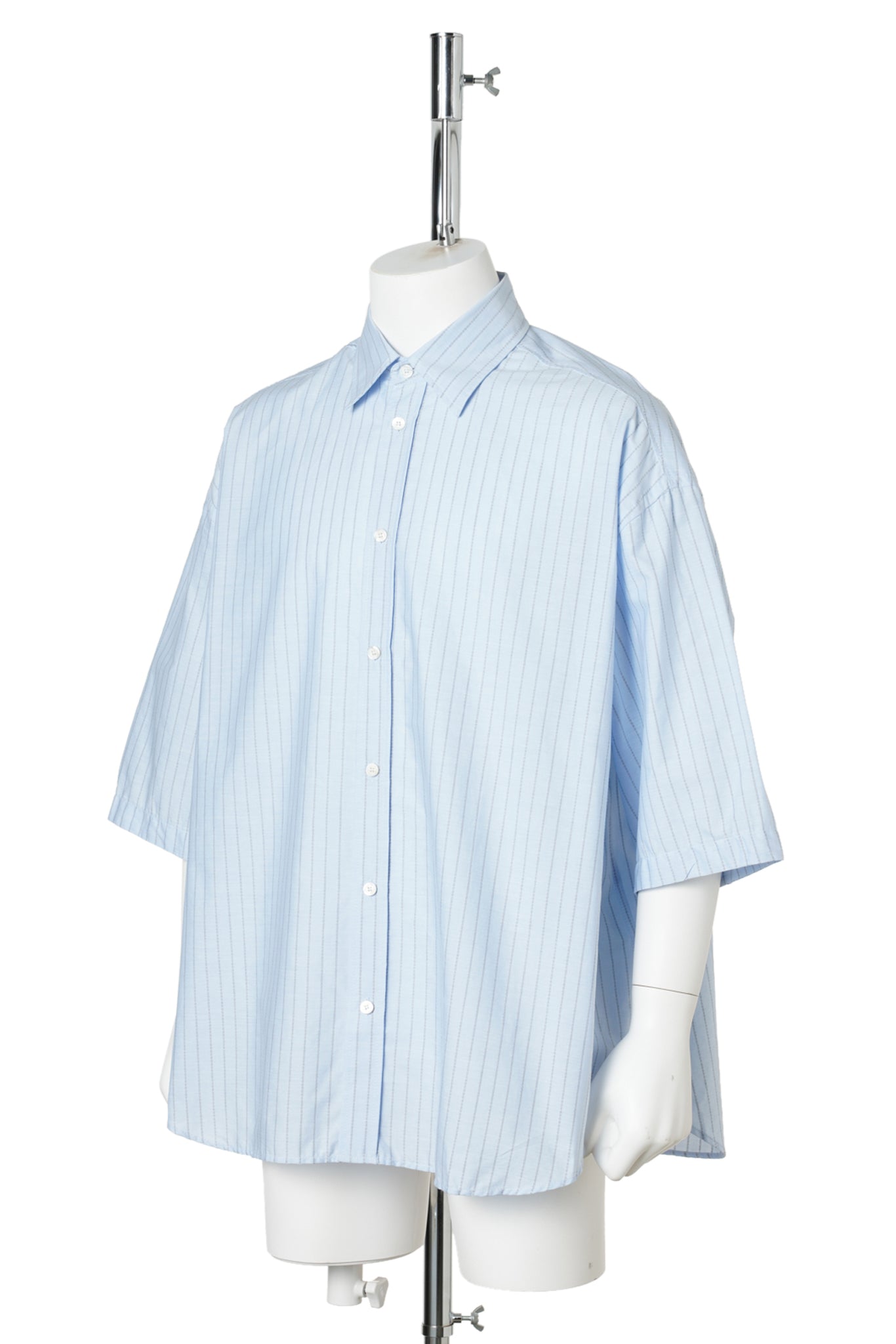 STRIPED POPLIN SHIRT / DJY:BABY BLUE