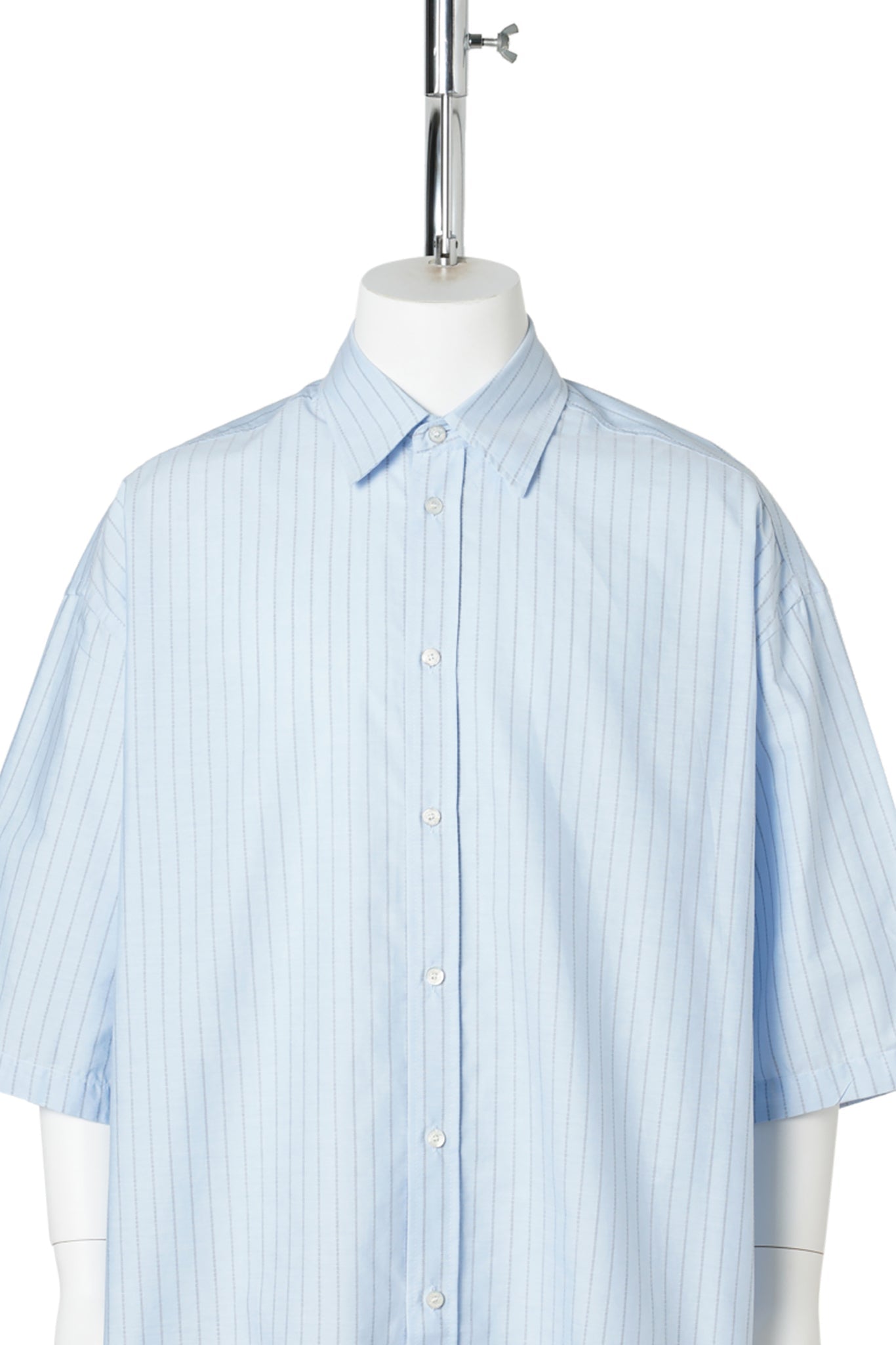 STRIPED POPLIN SHIRT / DJY:BABY BLUE