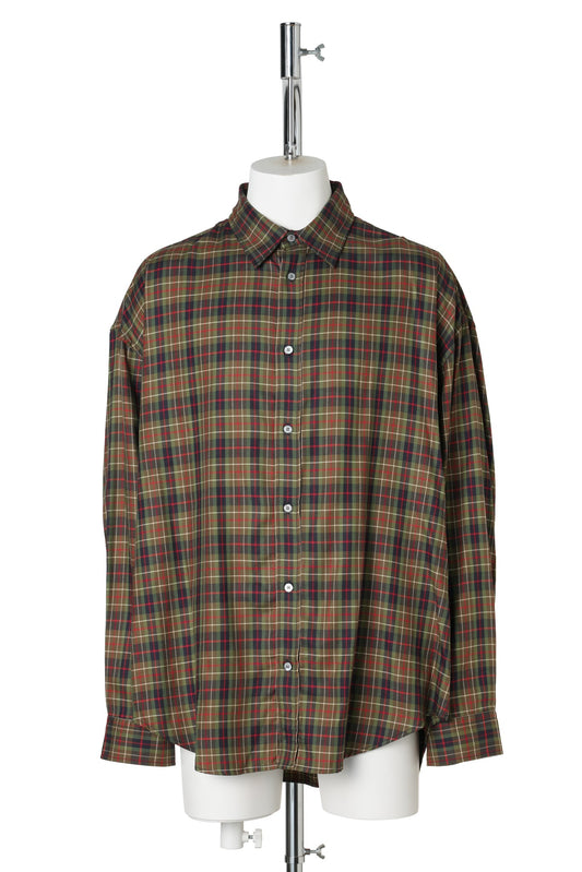 SETAR LS CHECK FLANNEL / BHM:GREEN MULTI