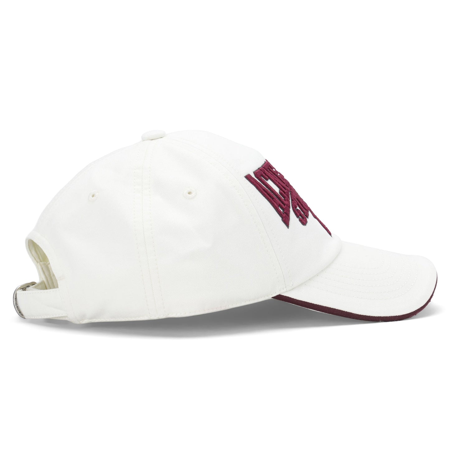 EMBROIDERED LOGO HAT / AMB:WHITE/RED