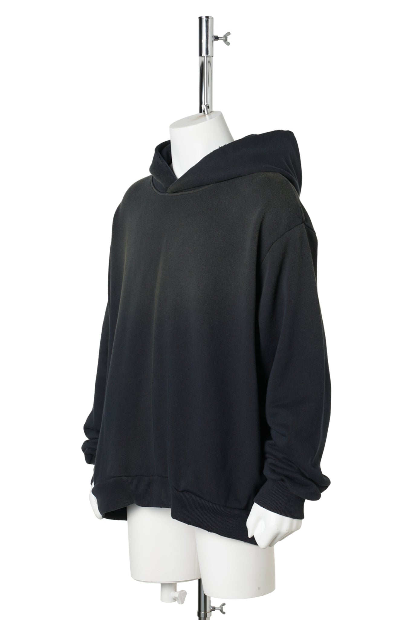 FLEECE LOGO HOODIE / 900:BLACK
