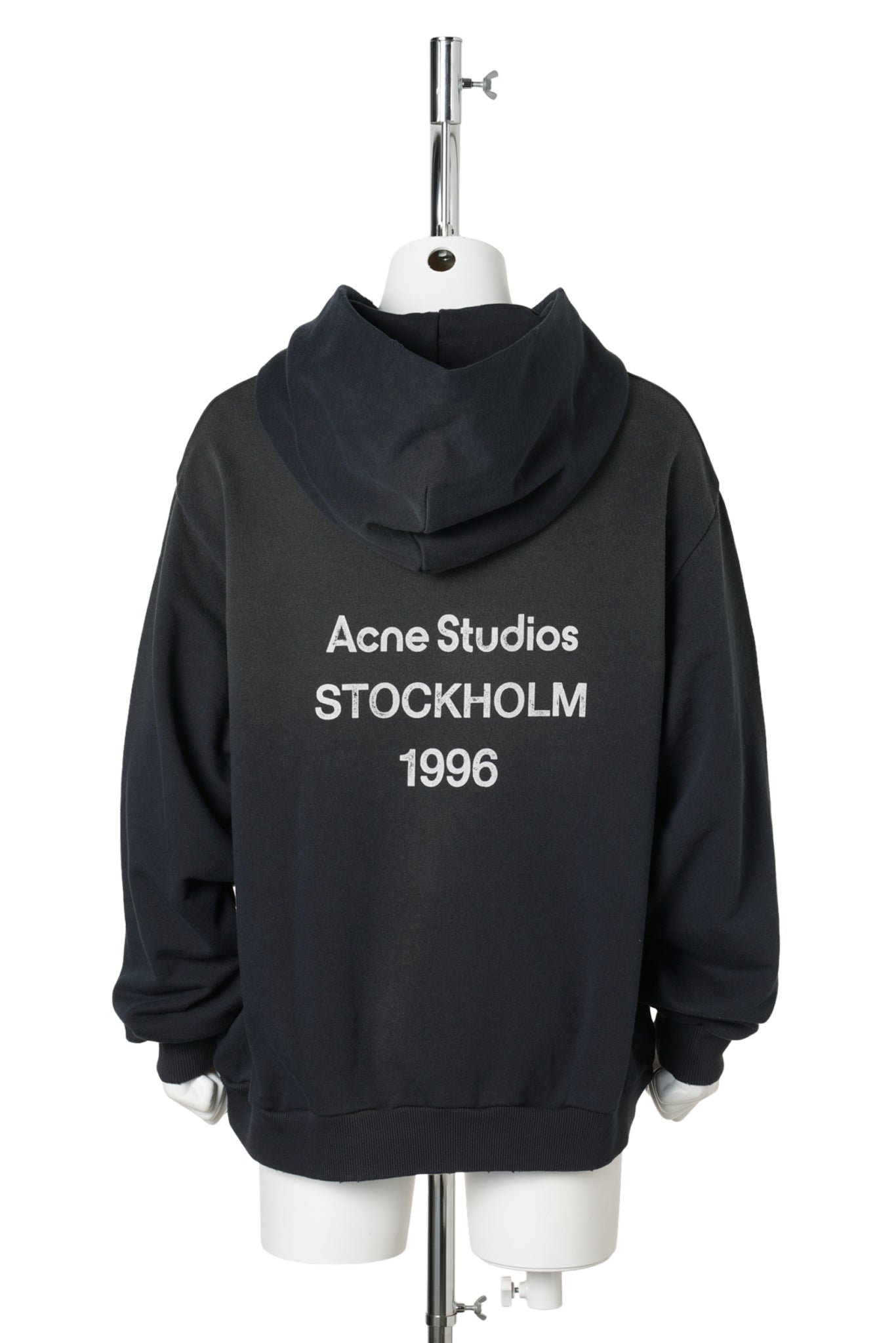 FLEECE LOGO HOODIE / 900:BLACK