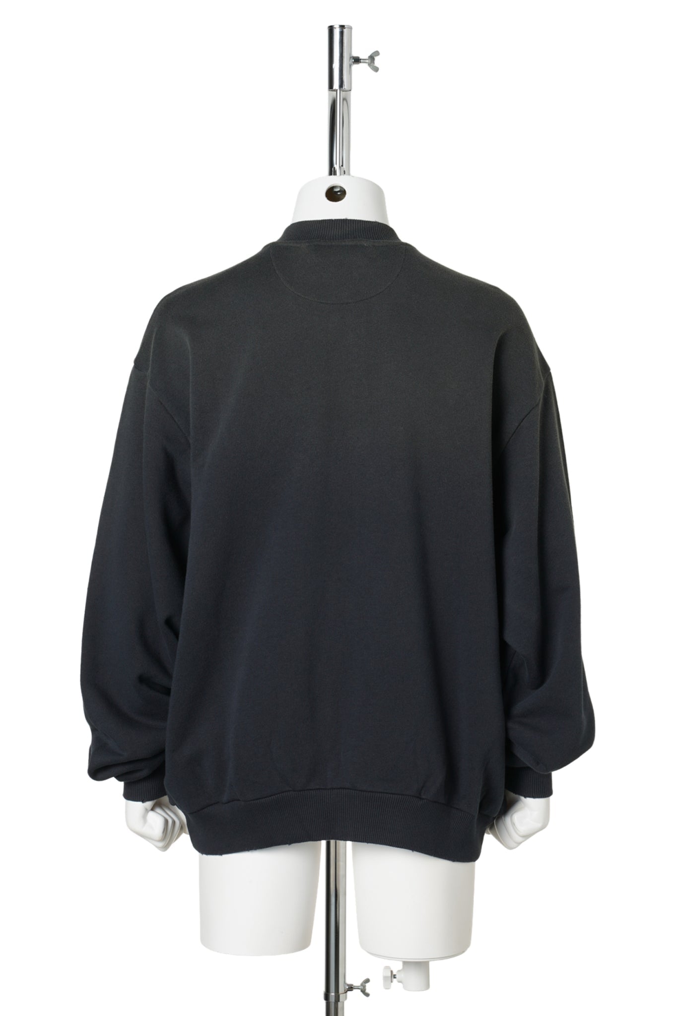 WASHED ZIP-UP CARDIGAN / 900:BLACK