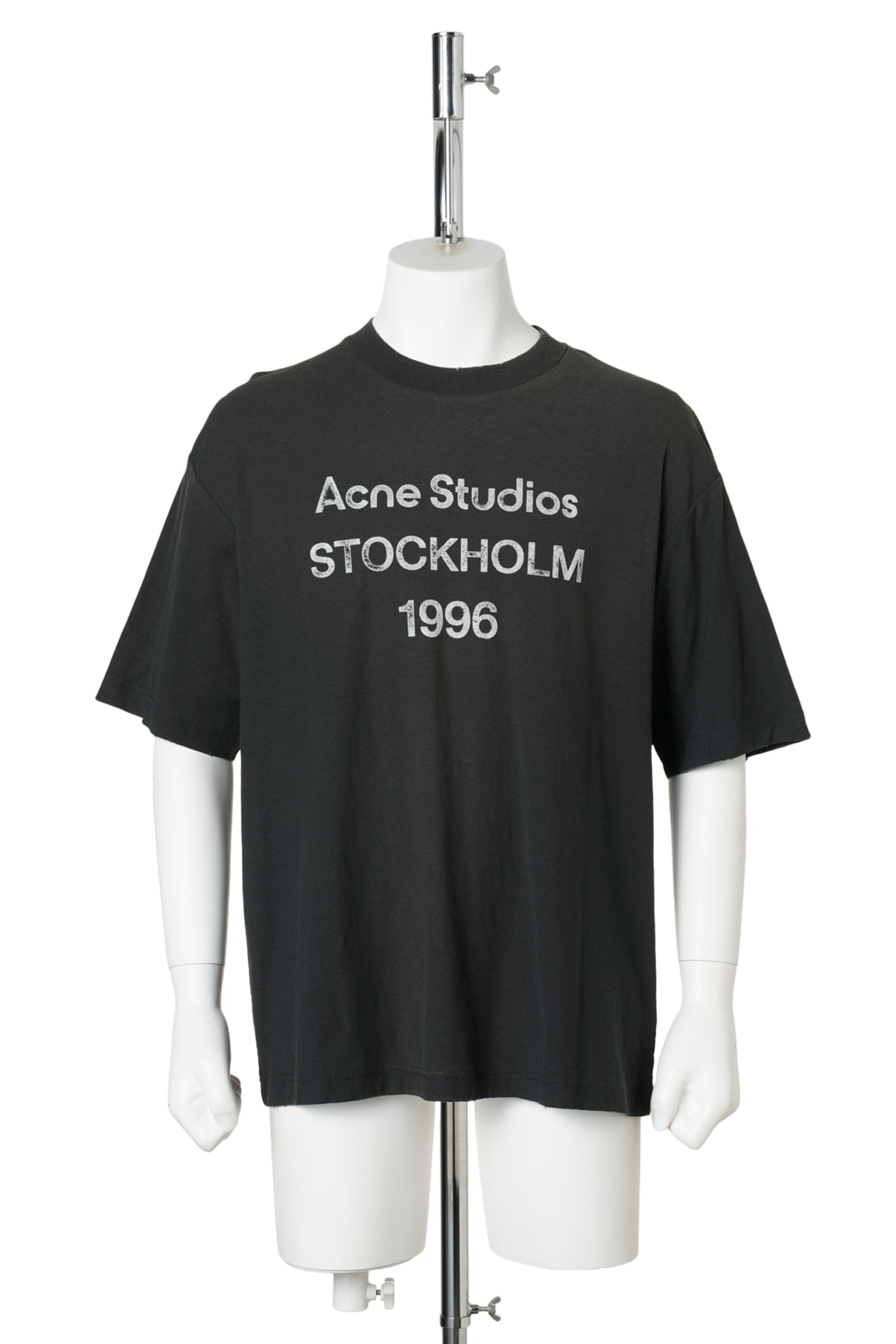SPRAYED LOGO T-SHIRT / BM0:FADED BLACK