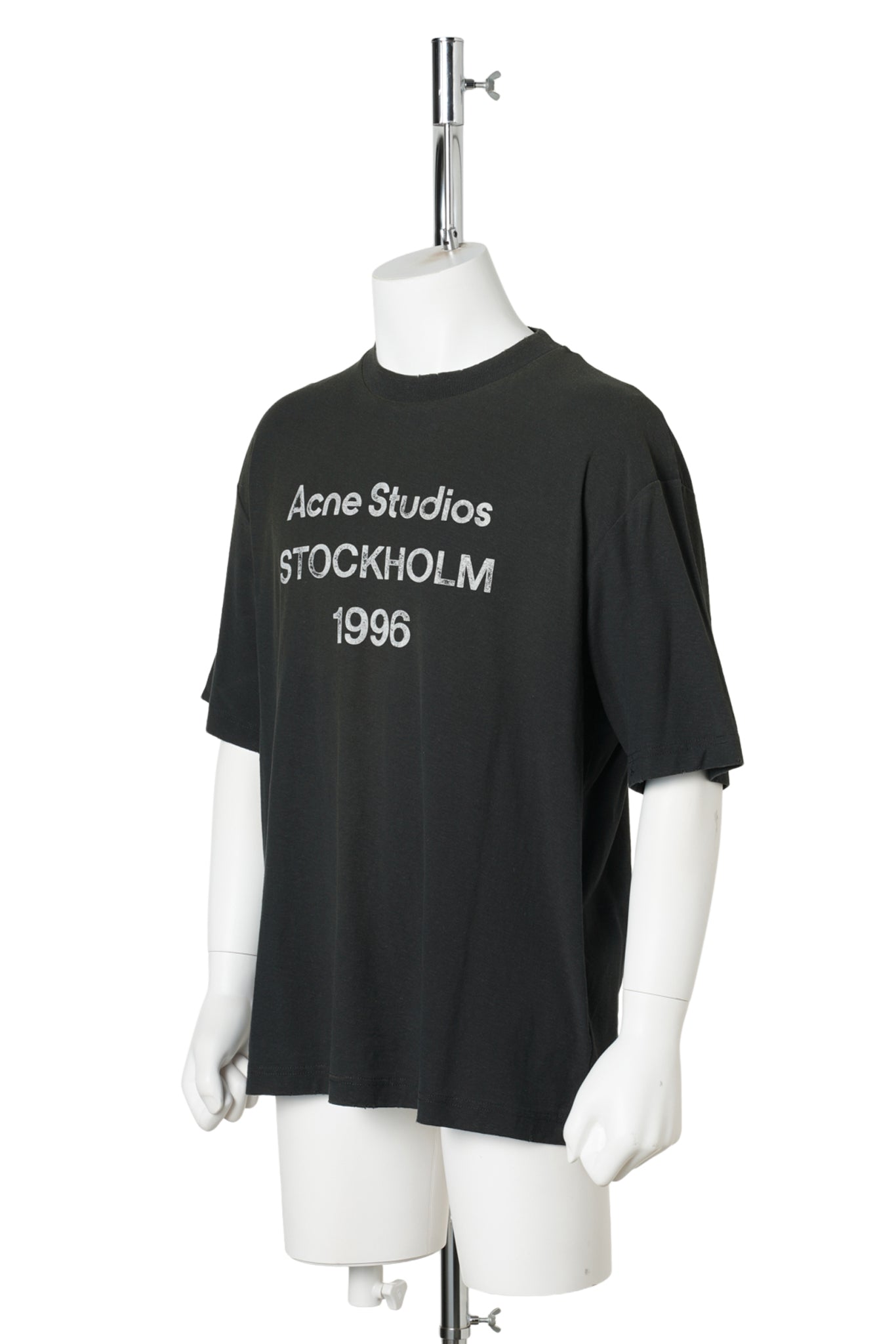 SPRAYED LOGO T-SHIRT / BM0:FADED BLACK