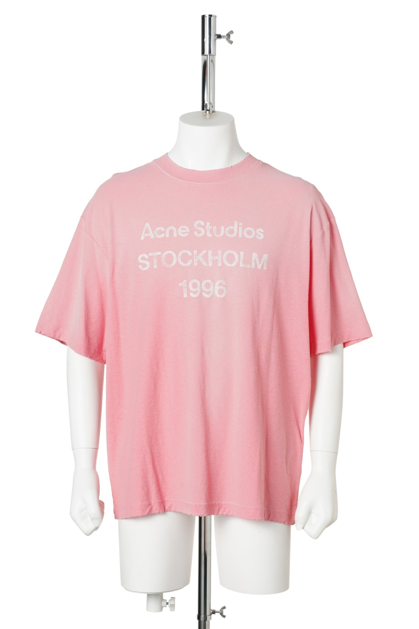 SPRAYED LOGO T-SHIRT / CKQ:TANGO PINK