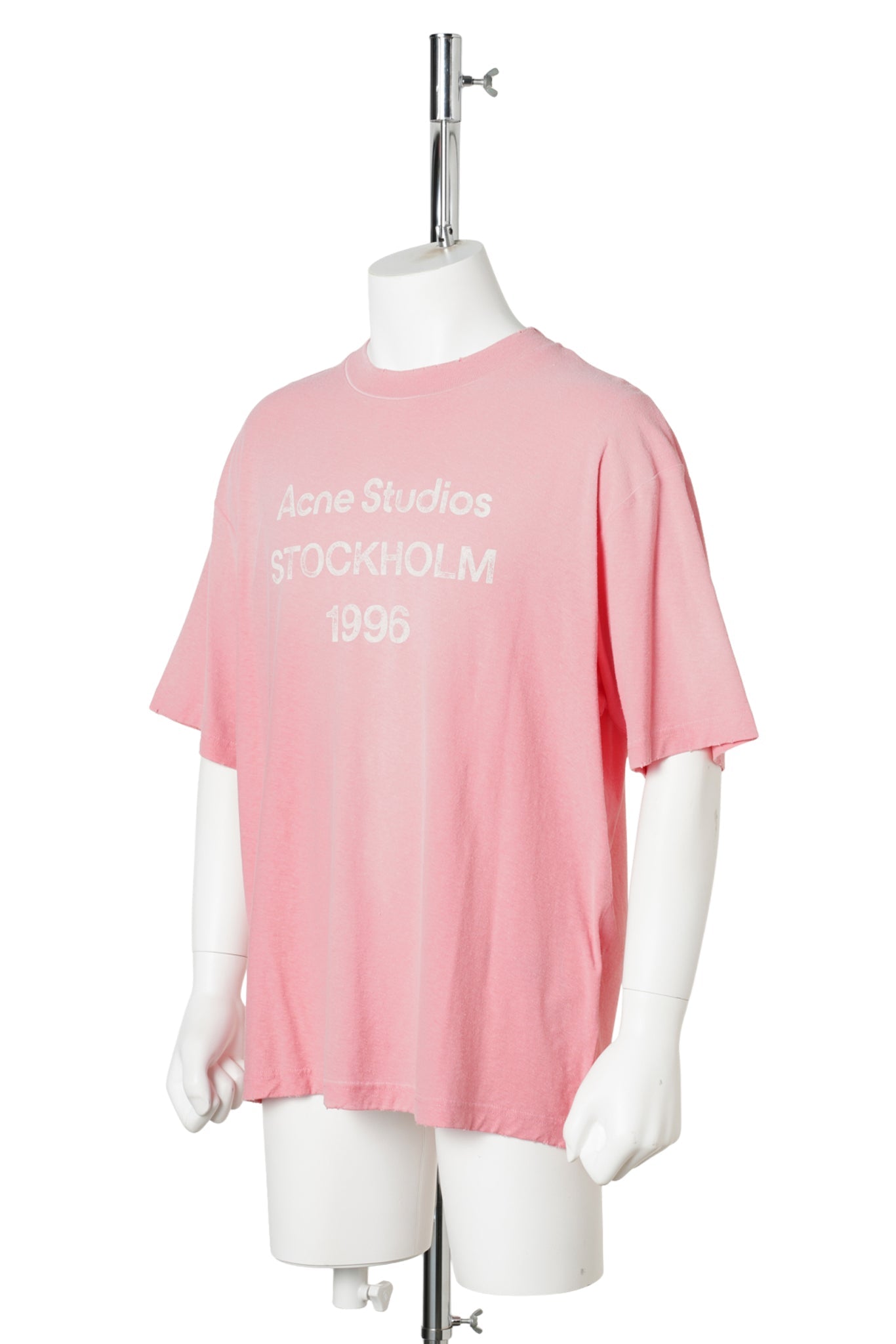 SPRAYED LOGO T-SHIRT / CKQ:TANGO PINK