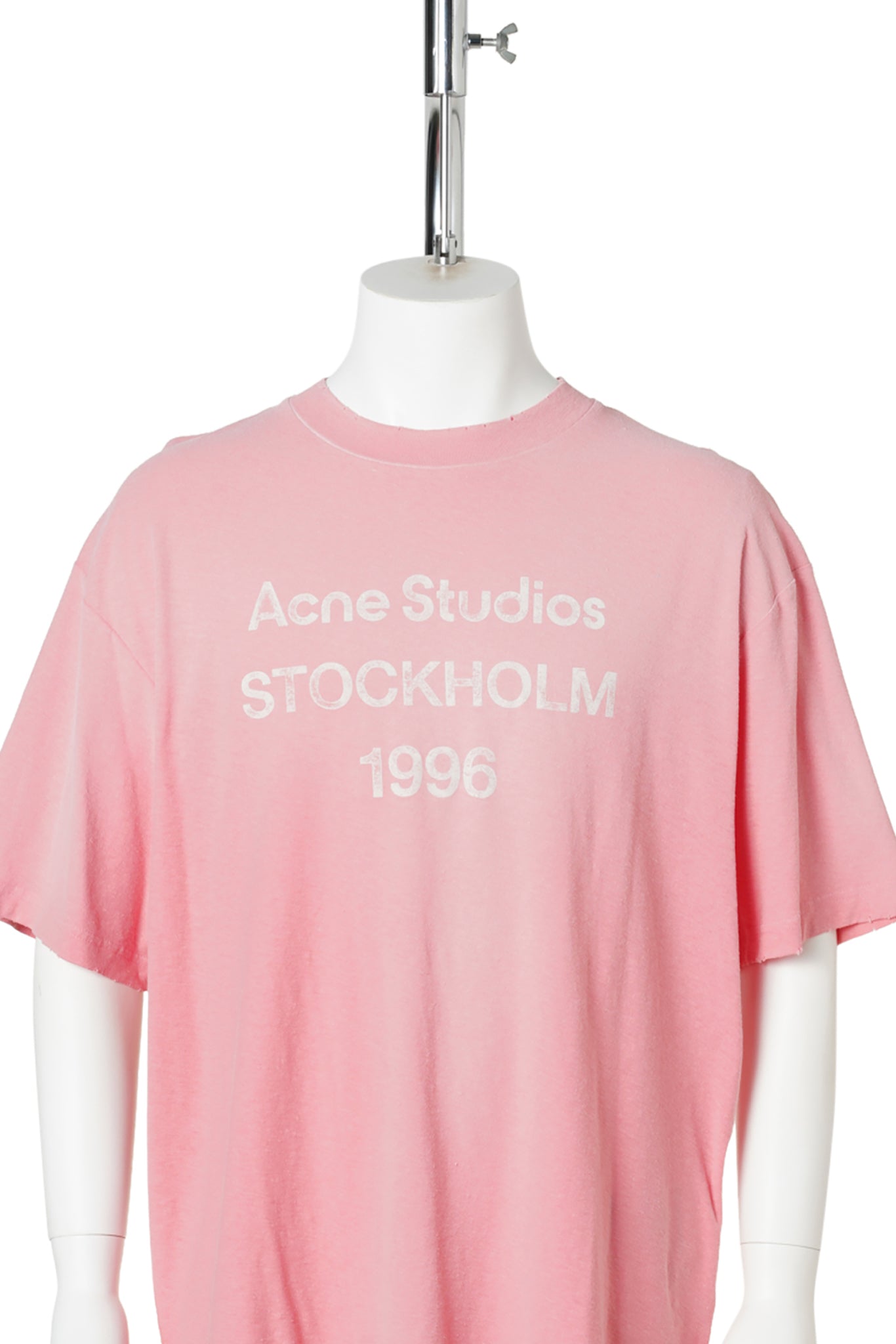 SPRAYED LOGO T-SHIRT / CKQ:TANGO PINK