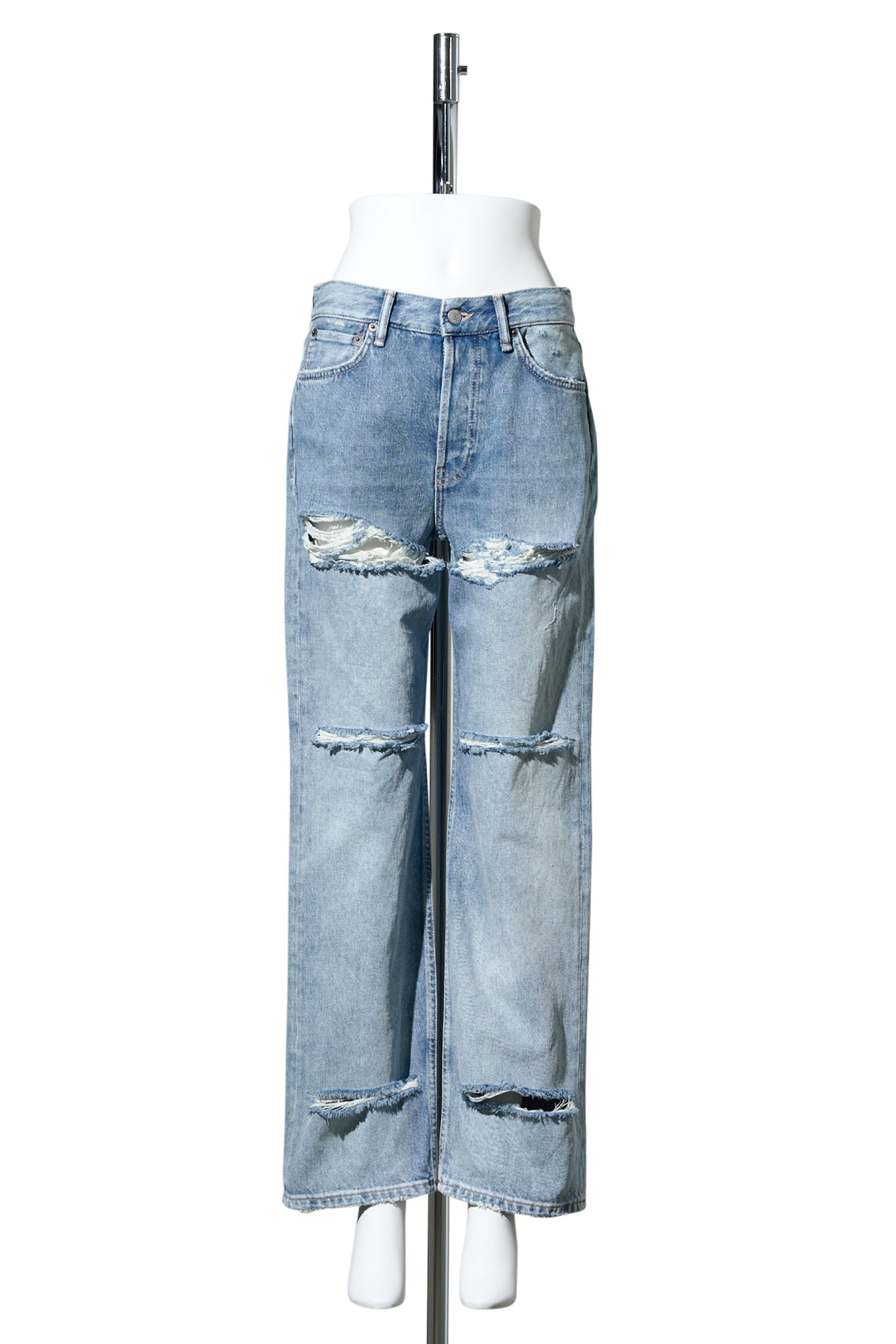 JEANS WITH A VINTAGE EFFECT / 228:LIGHT BLUE