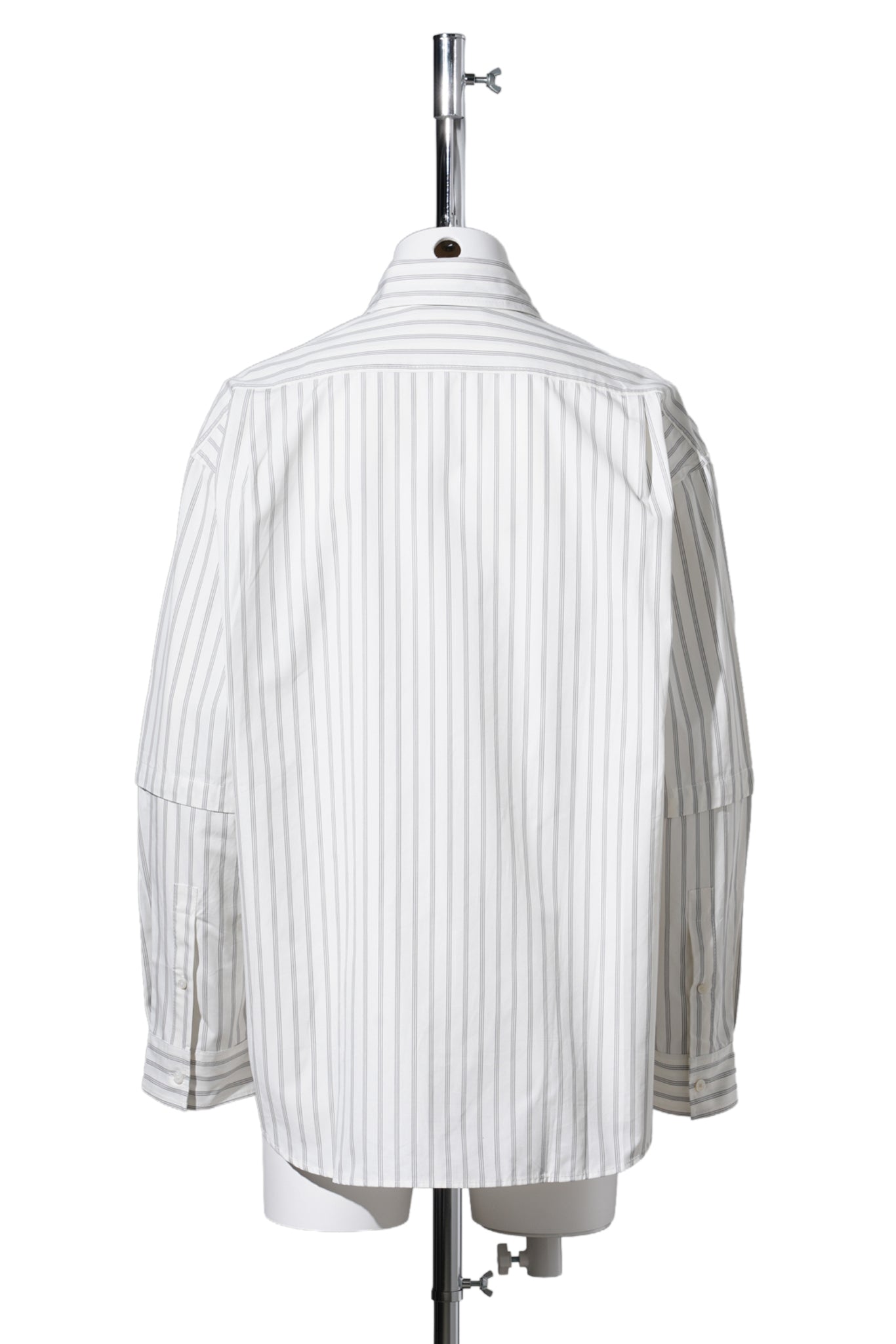 SATERO DOUBLE SLEEVE / CHD:OFF WHITE/GREY