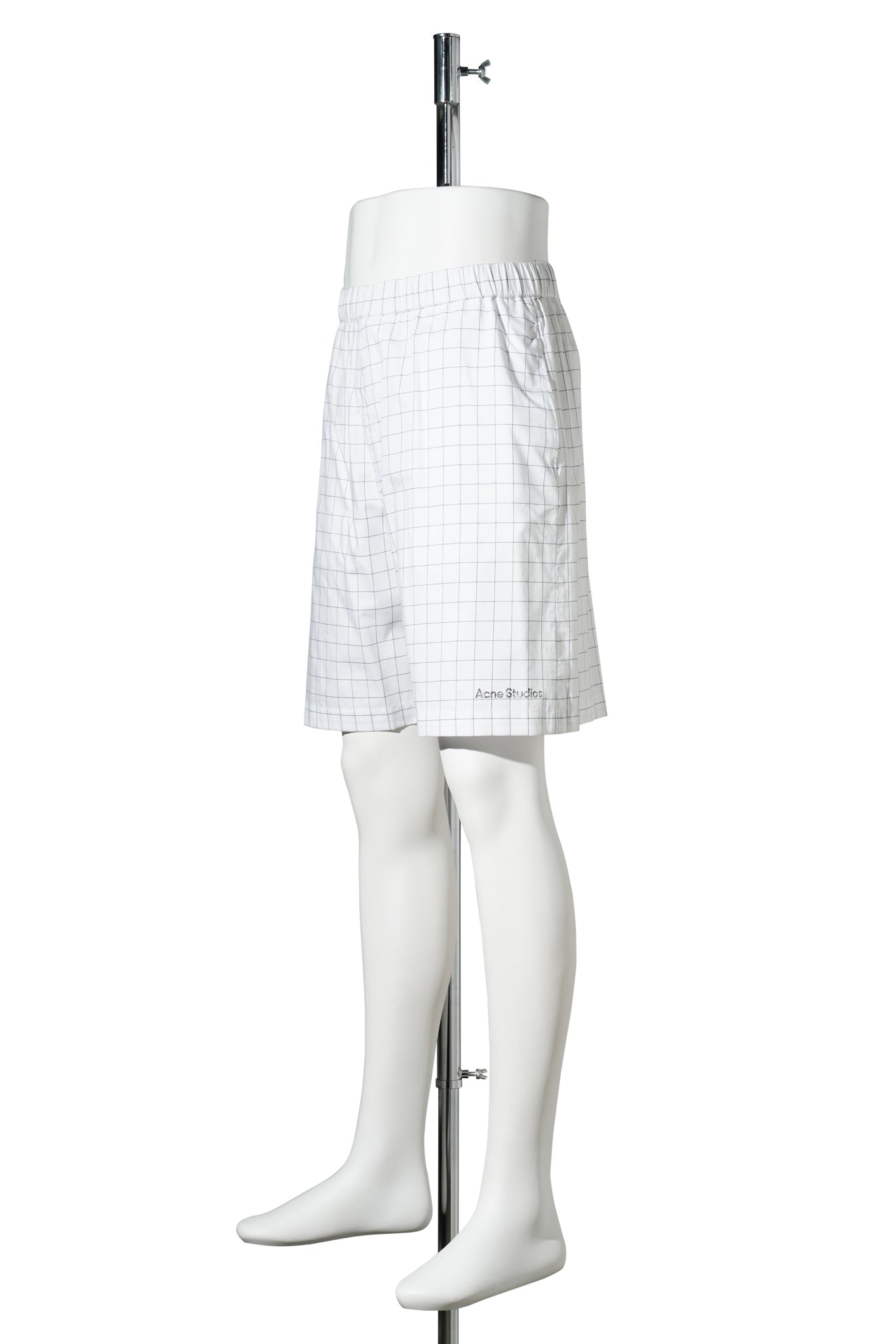 RIMADA BRUSHED COTTON CHECK / AL4:WHITE/BLACK