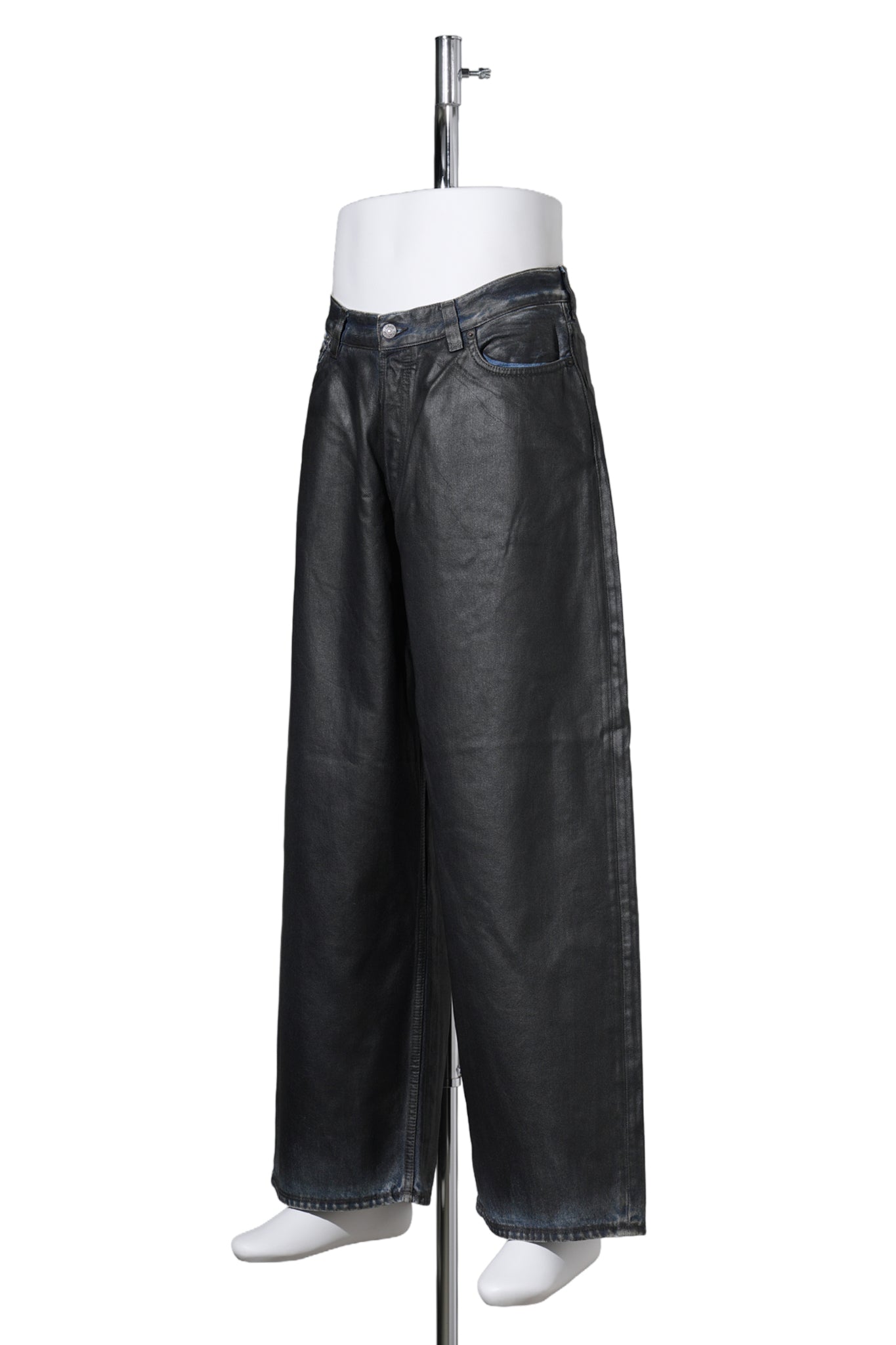 Acne Studios 2023 U CHARCOAL LEATHER / 900:BLACK