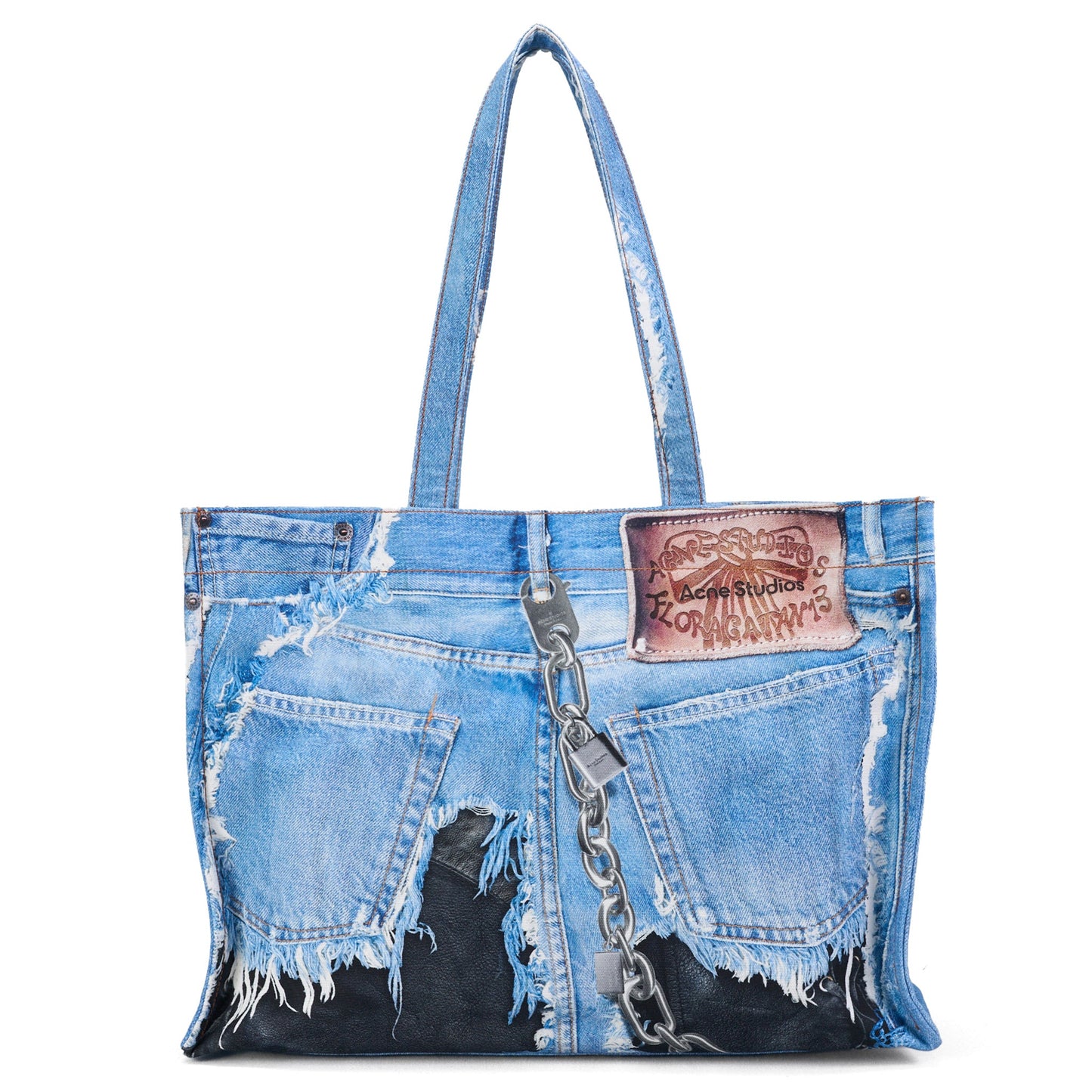 LOGO SHOPPER EW NEW TLO SKELETON / 863:MID BLUE