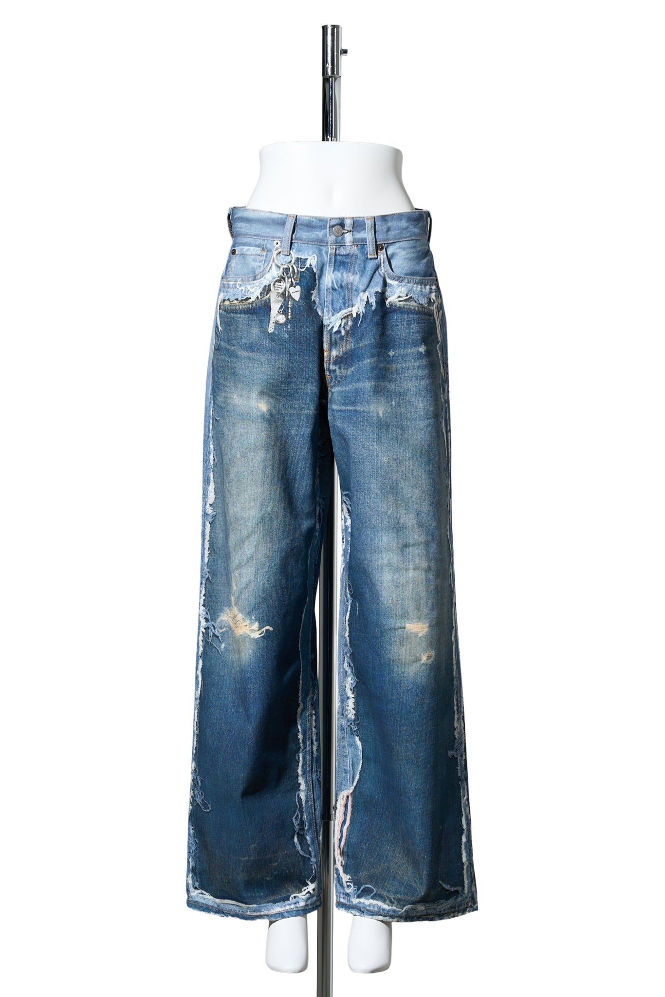 ACNE STUDIOS 1981 U TLO SKELETON DENIM / AUZ:MID BLUE