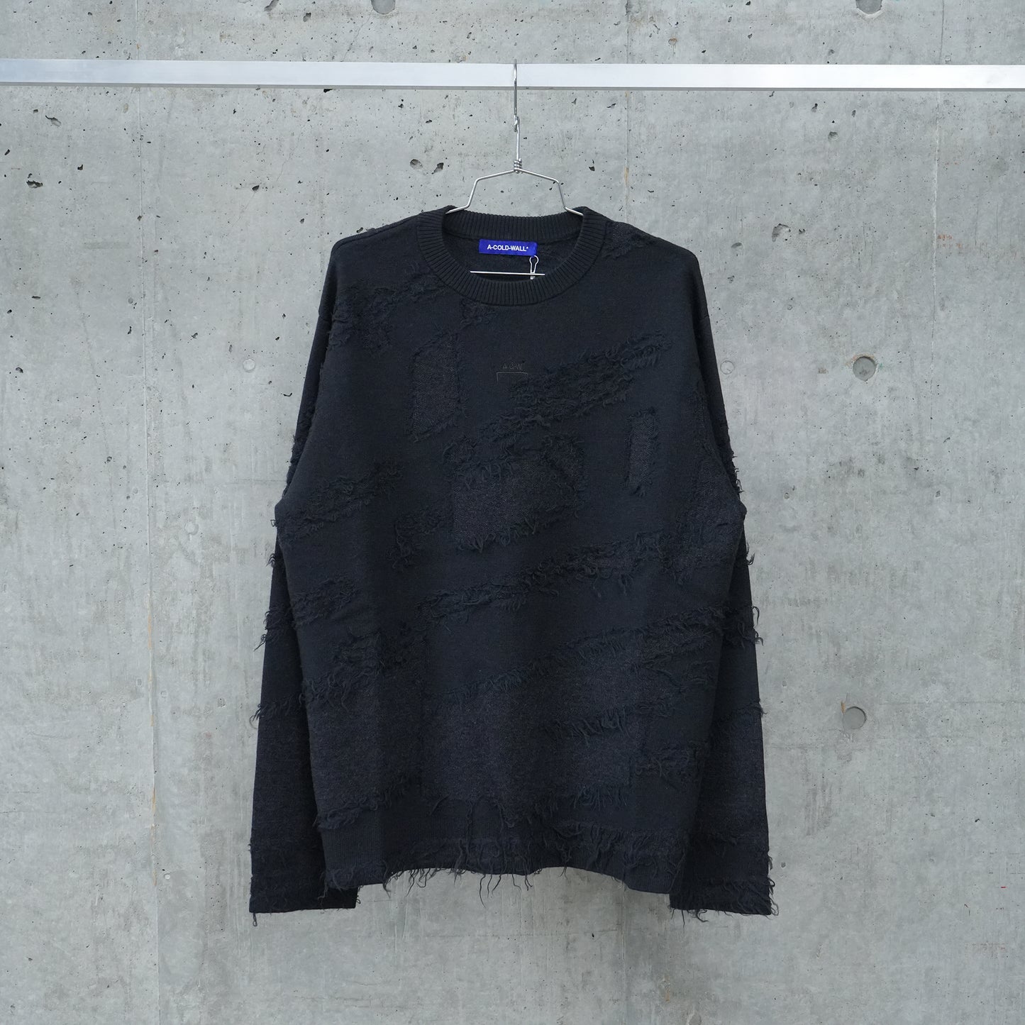 FRONTAGE KNIT CREWNECK / BLACK