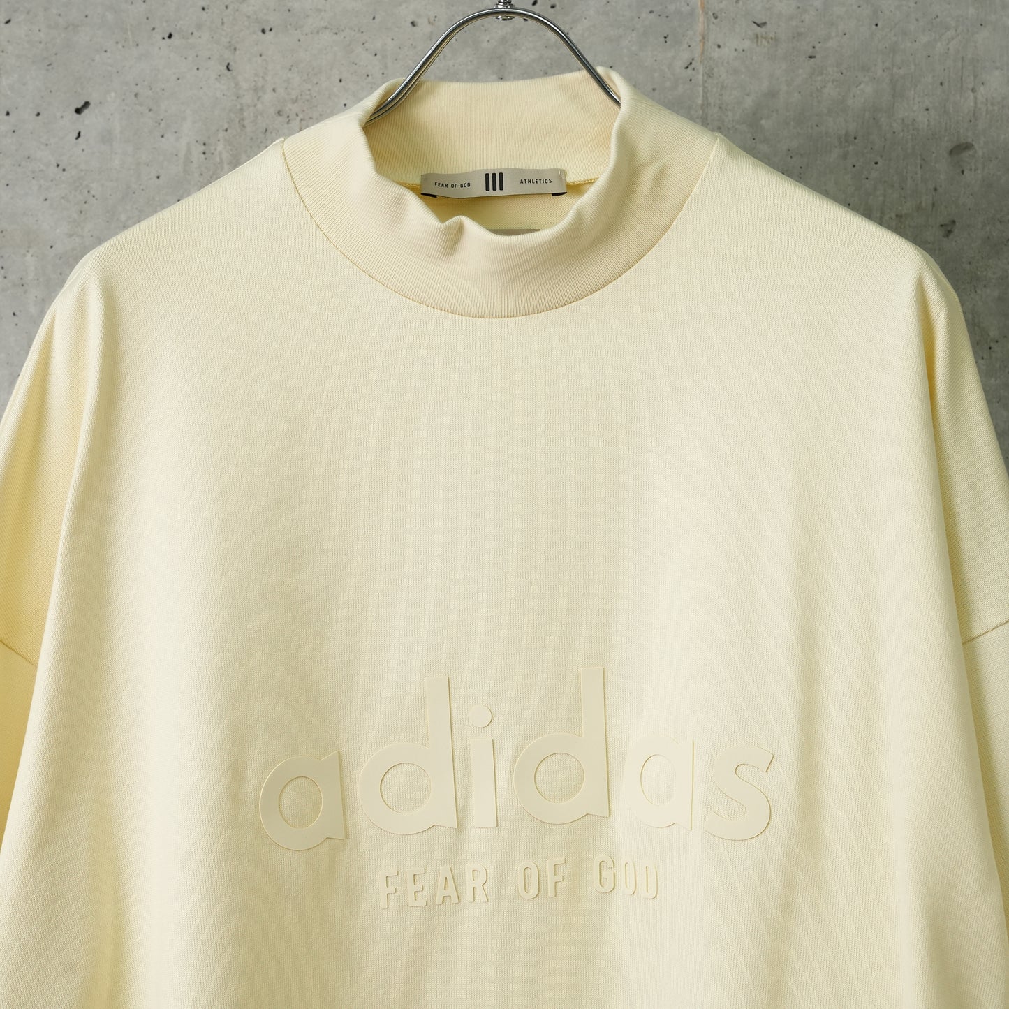 ATHLETICS 3/4 TEE / PALE YELLOW