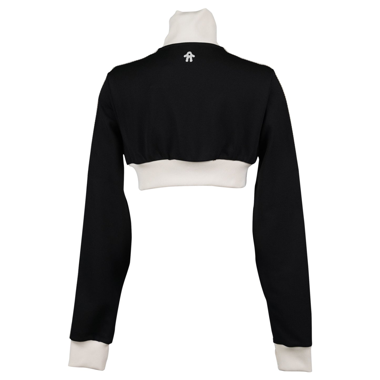 CROPPED TRACK T / BLACK