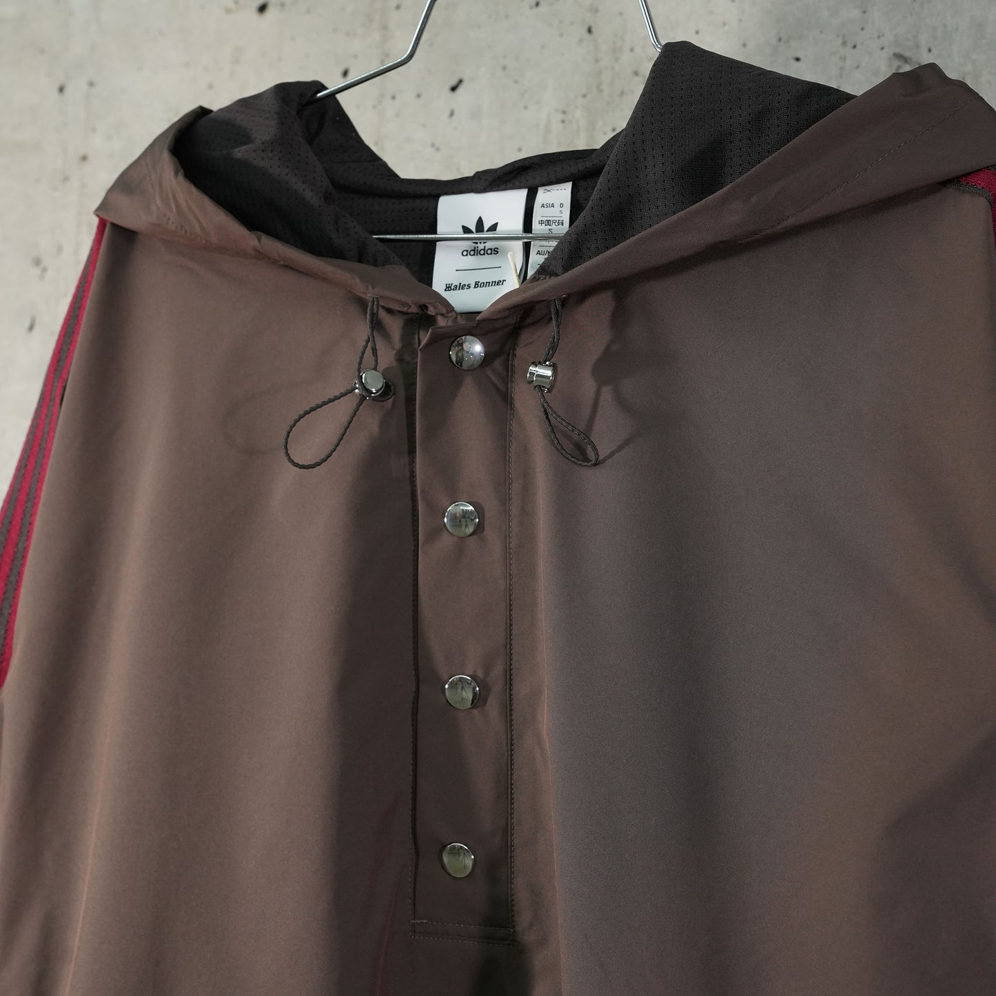 WB NYLON ANORAK / NIGHT BROWN