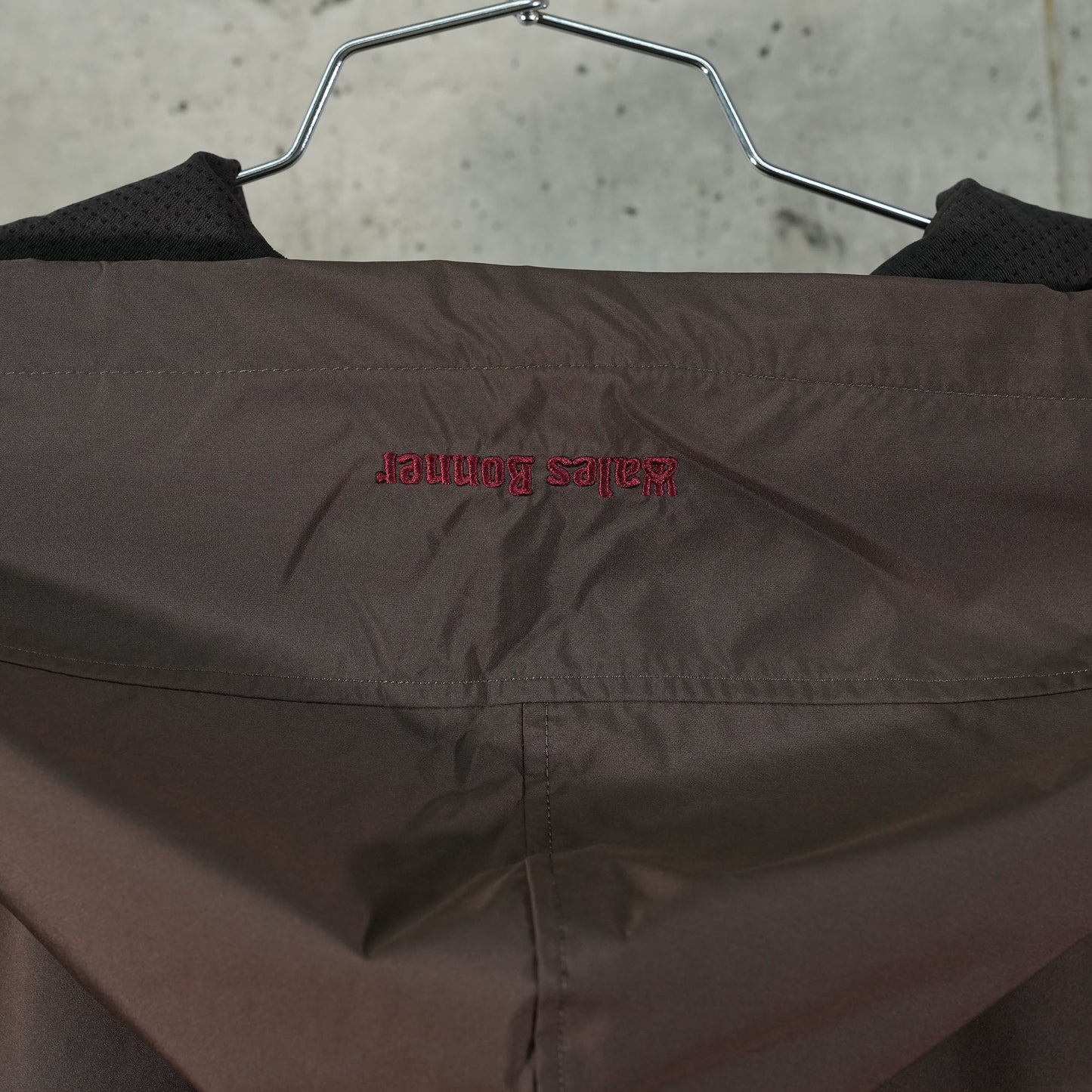 WB NYLON ANORAK / NIGHT BROWN