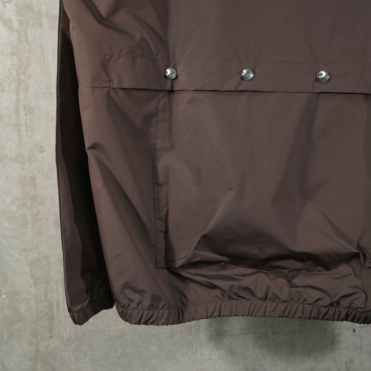 WB NYLON ANORAK / NIGHT BROWN